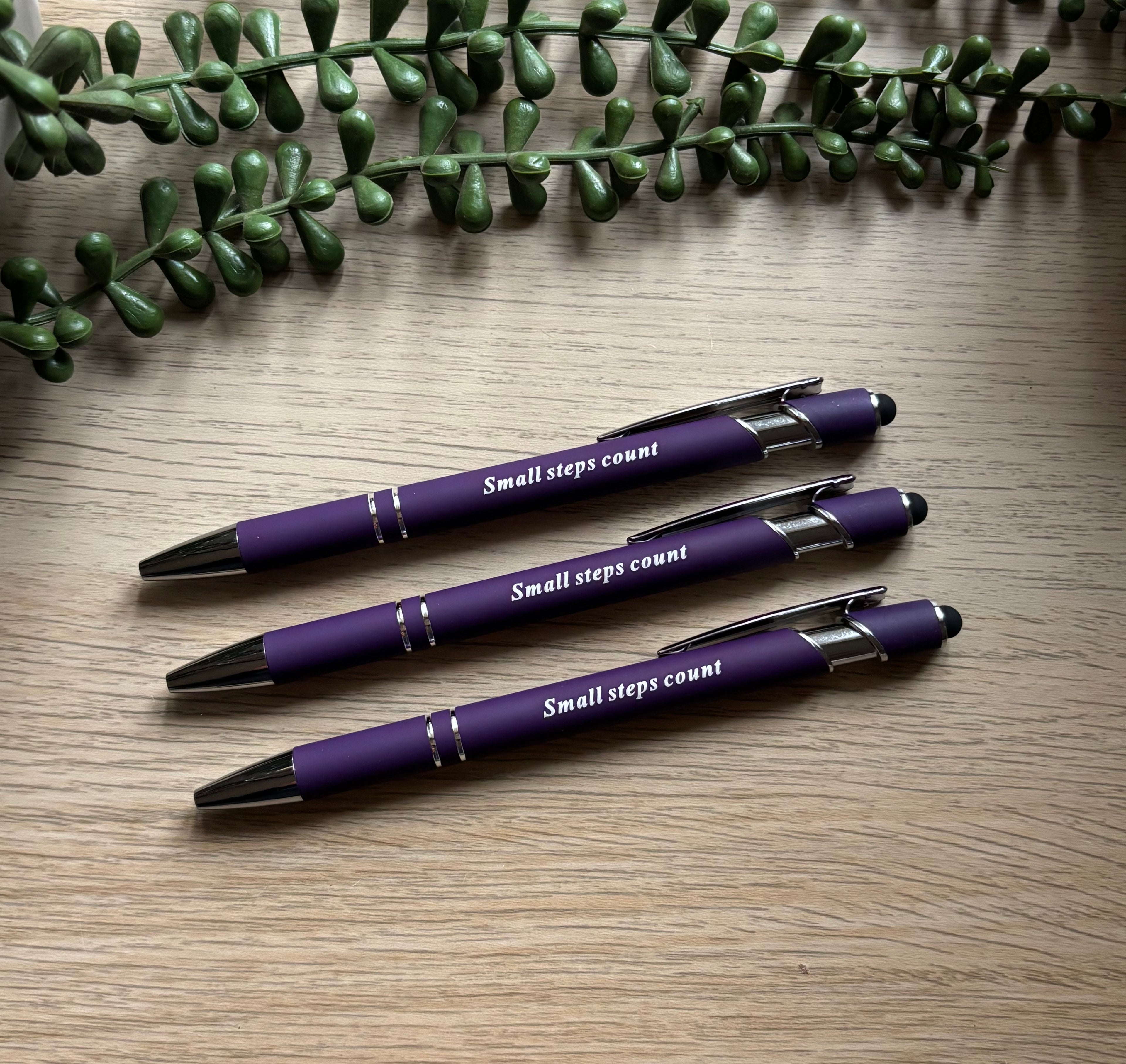 Small steps count Pen/Stylus