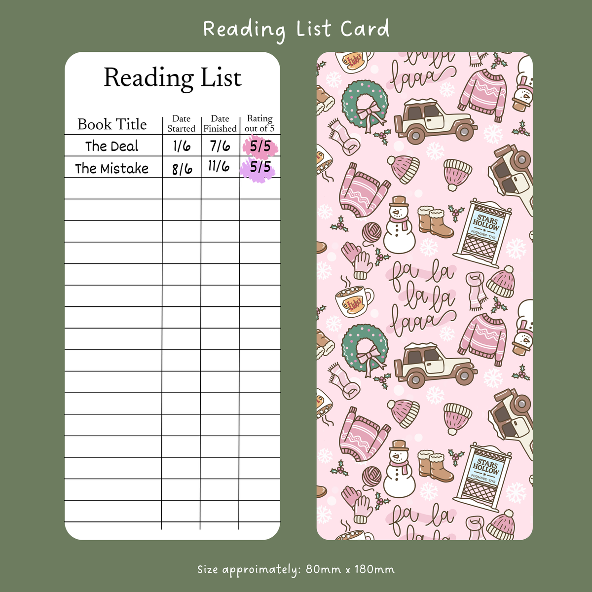 La la la  - Reading List
