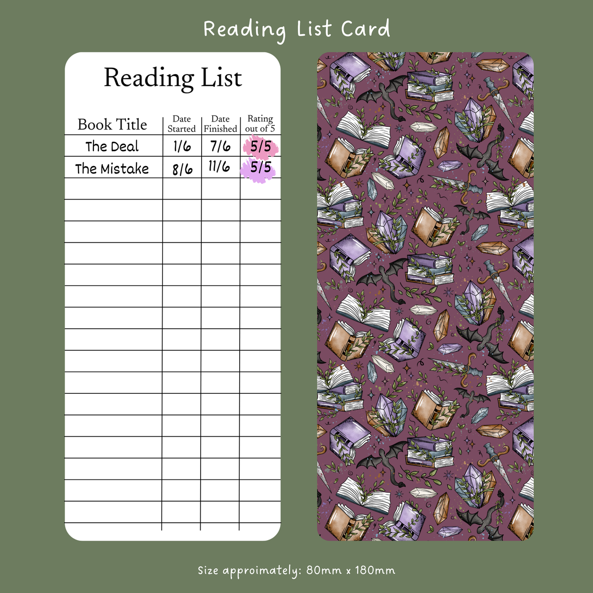 Fantasy - Reading List