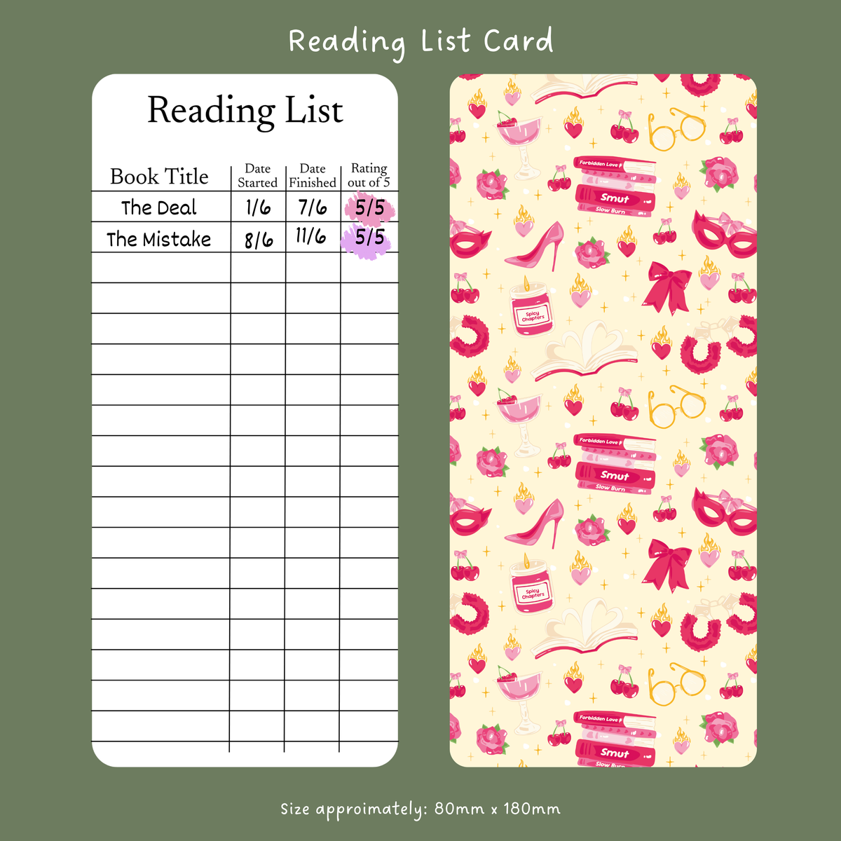 Smut - Reading List