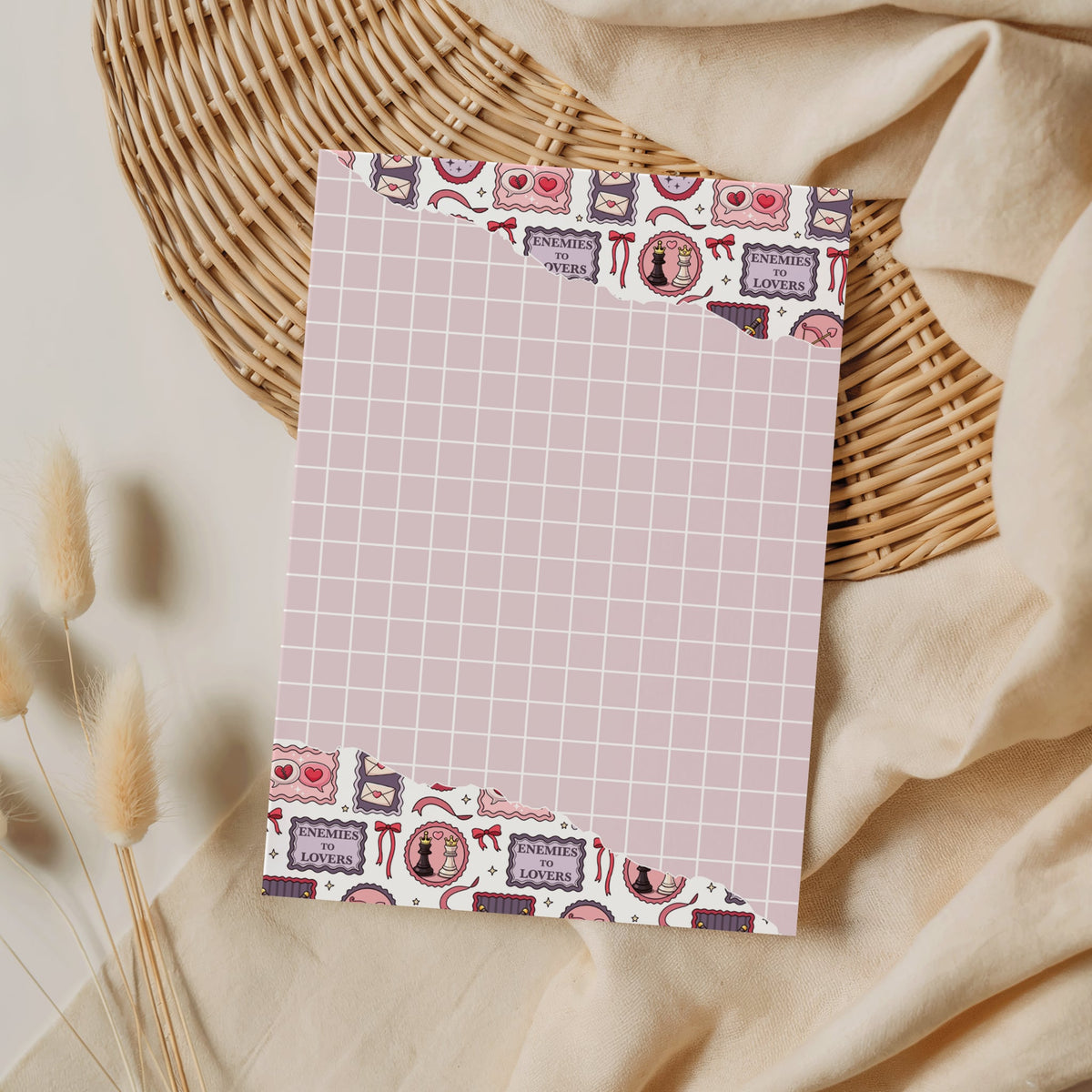 Enemies to Lovers Stamps Large Memo Pad