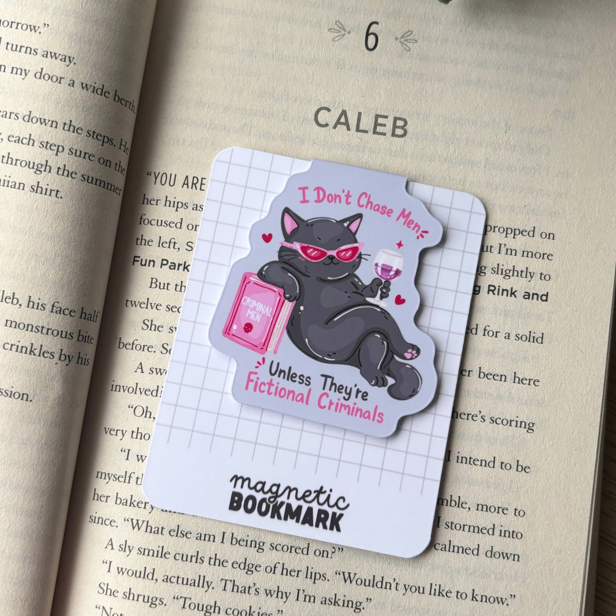 I don’t chase men | Magnetic Bookmark
