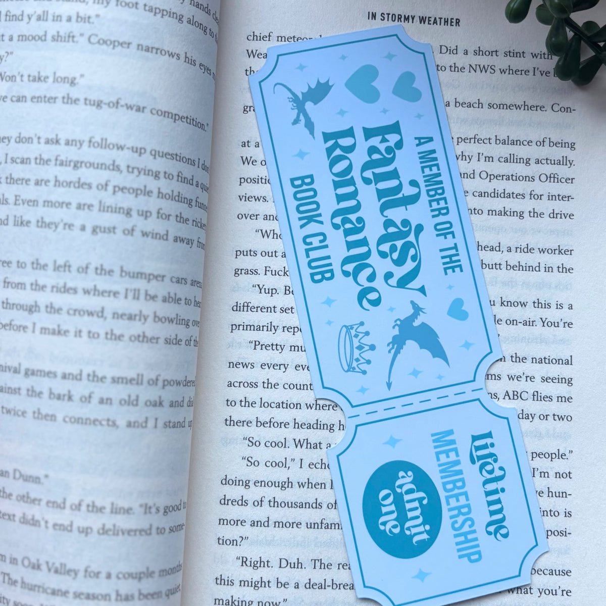 Fantasy Romance Book Club Deluxe Bookmark