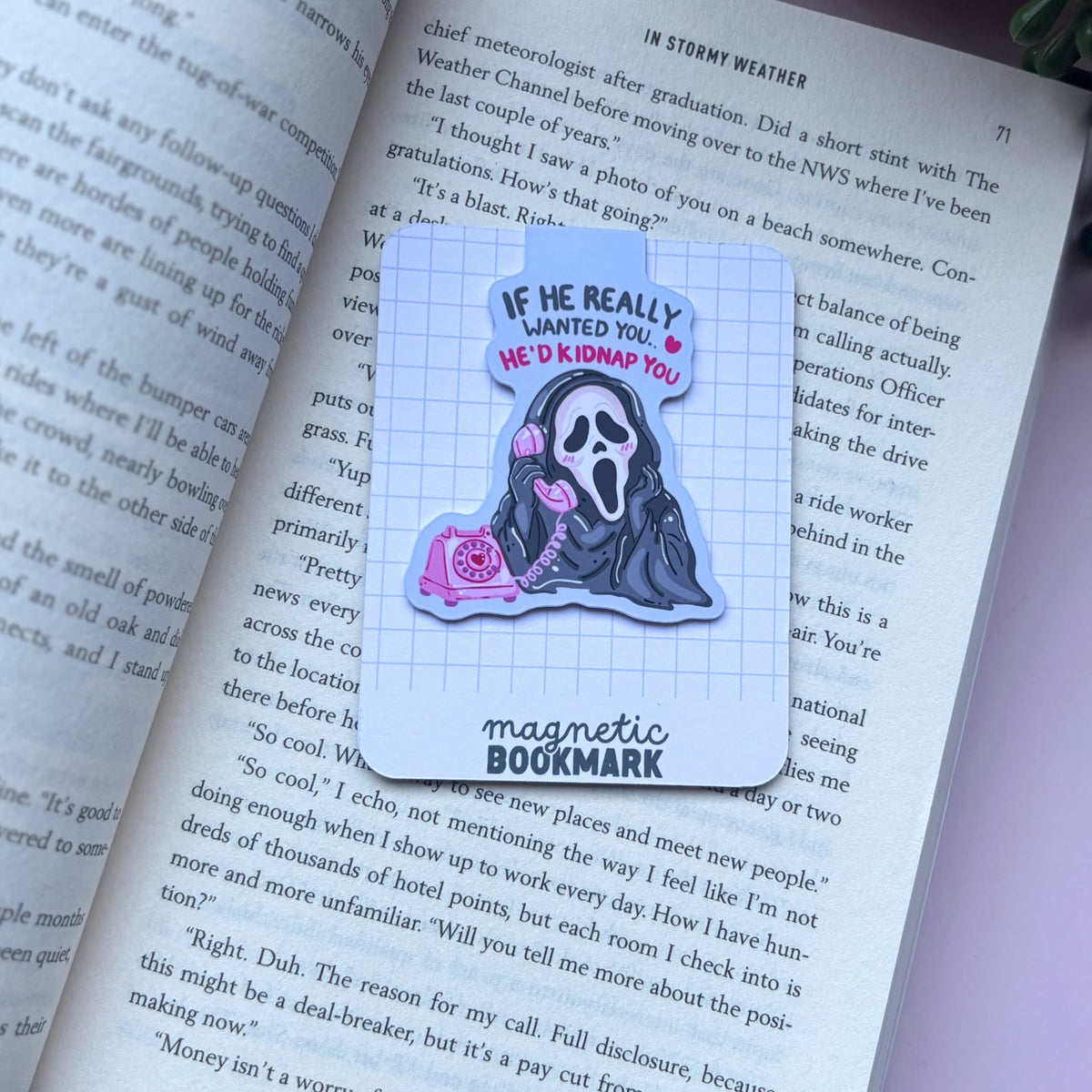 If he really wanted you | Magnetic Bookmark