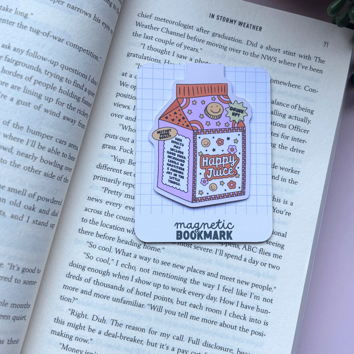 Happy juice | Magnetic Bookmark