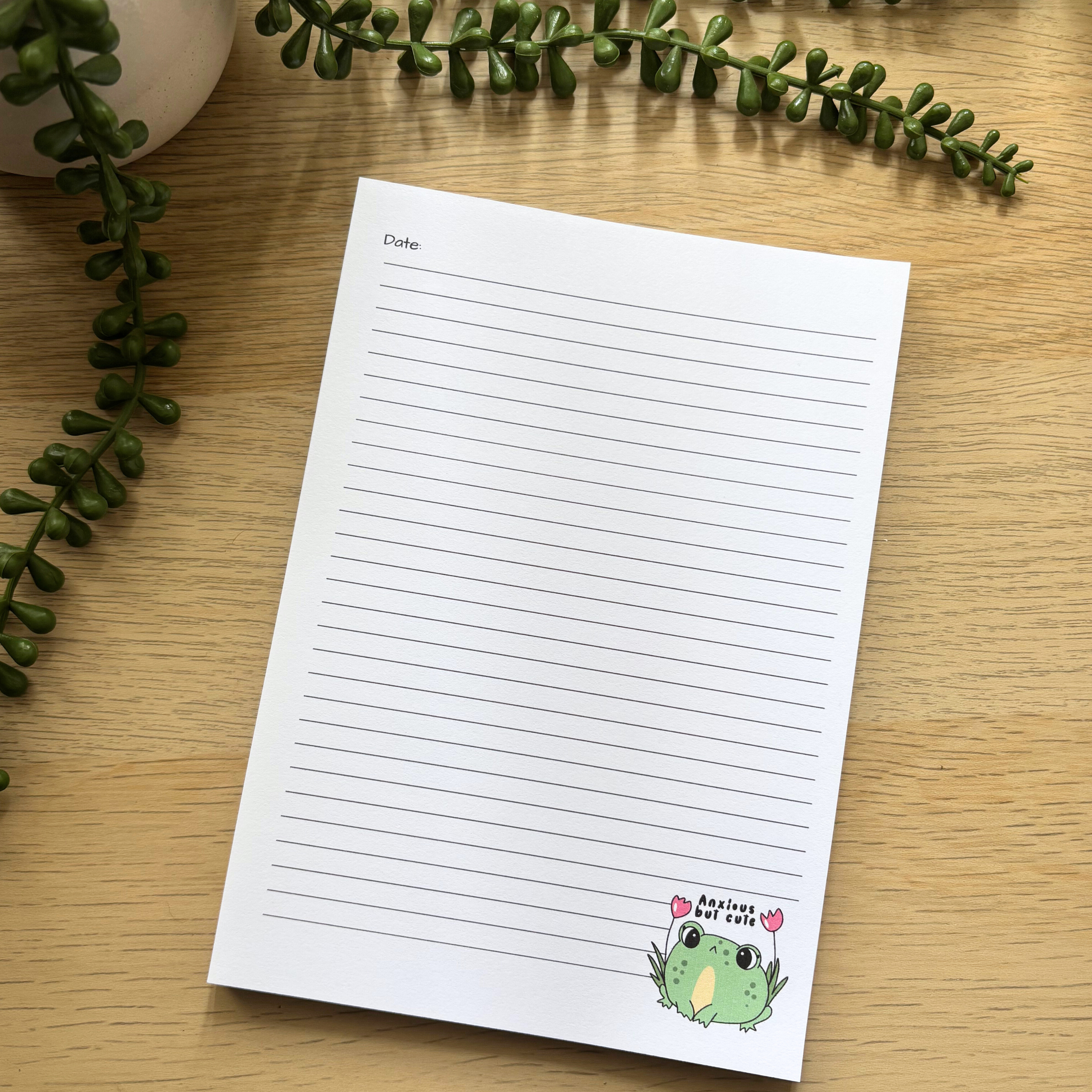 Anxious but cute 2 Notepad A5