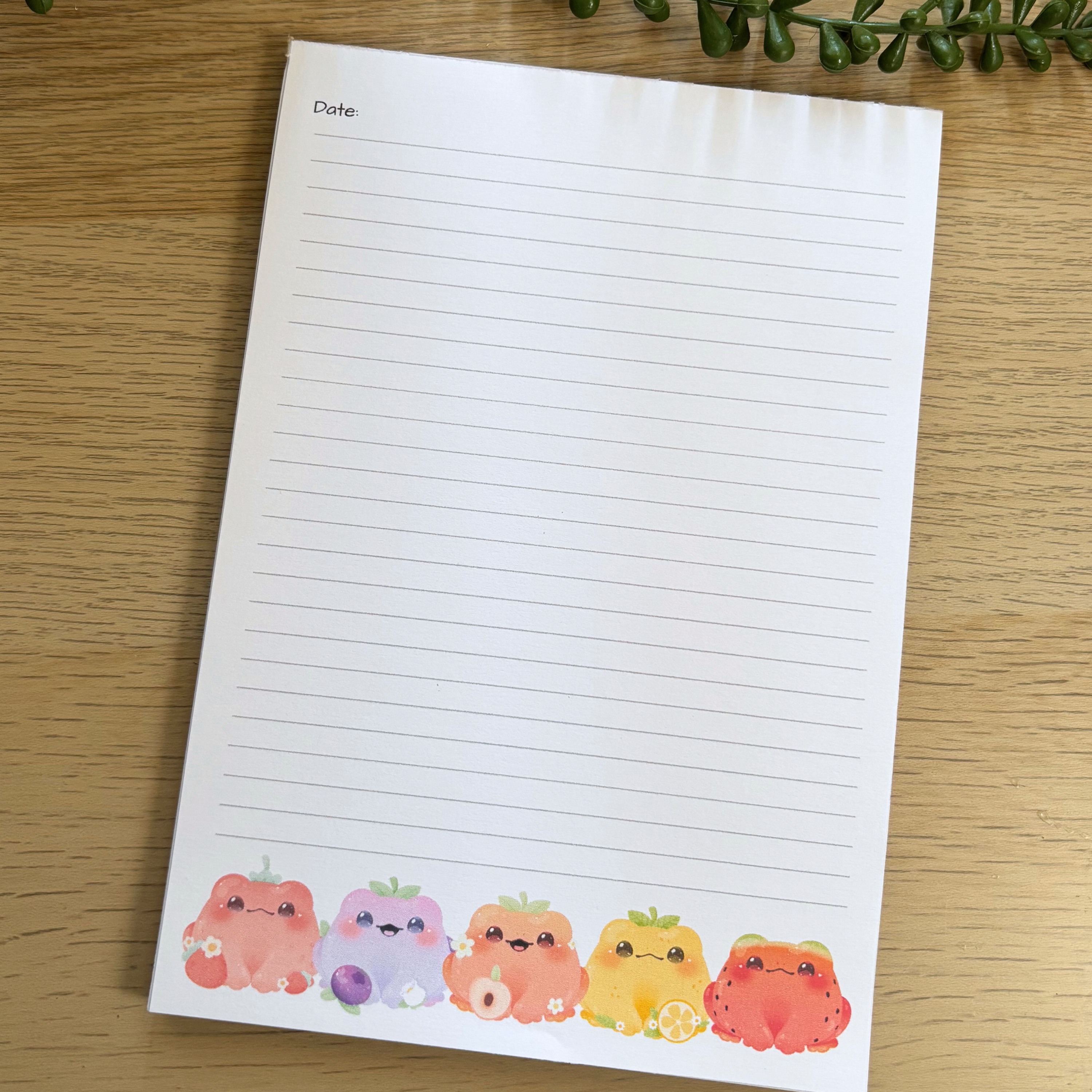 Fruit Frogs Notepad A5