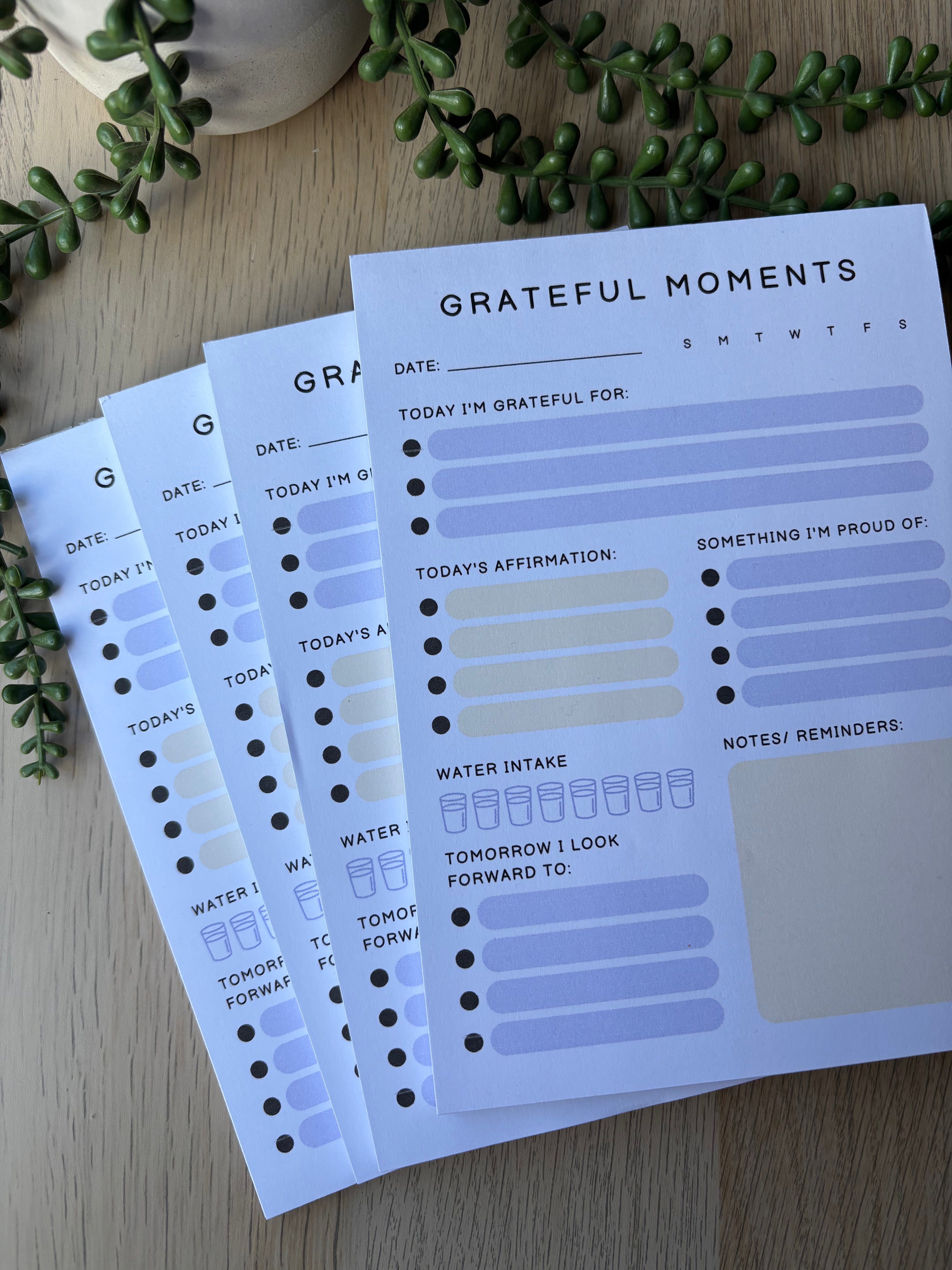 Grateful Moments Notepad "Seconds"
