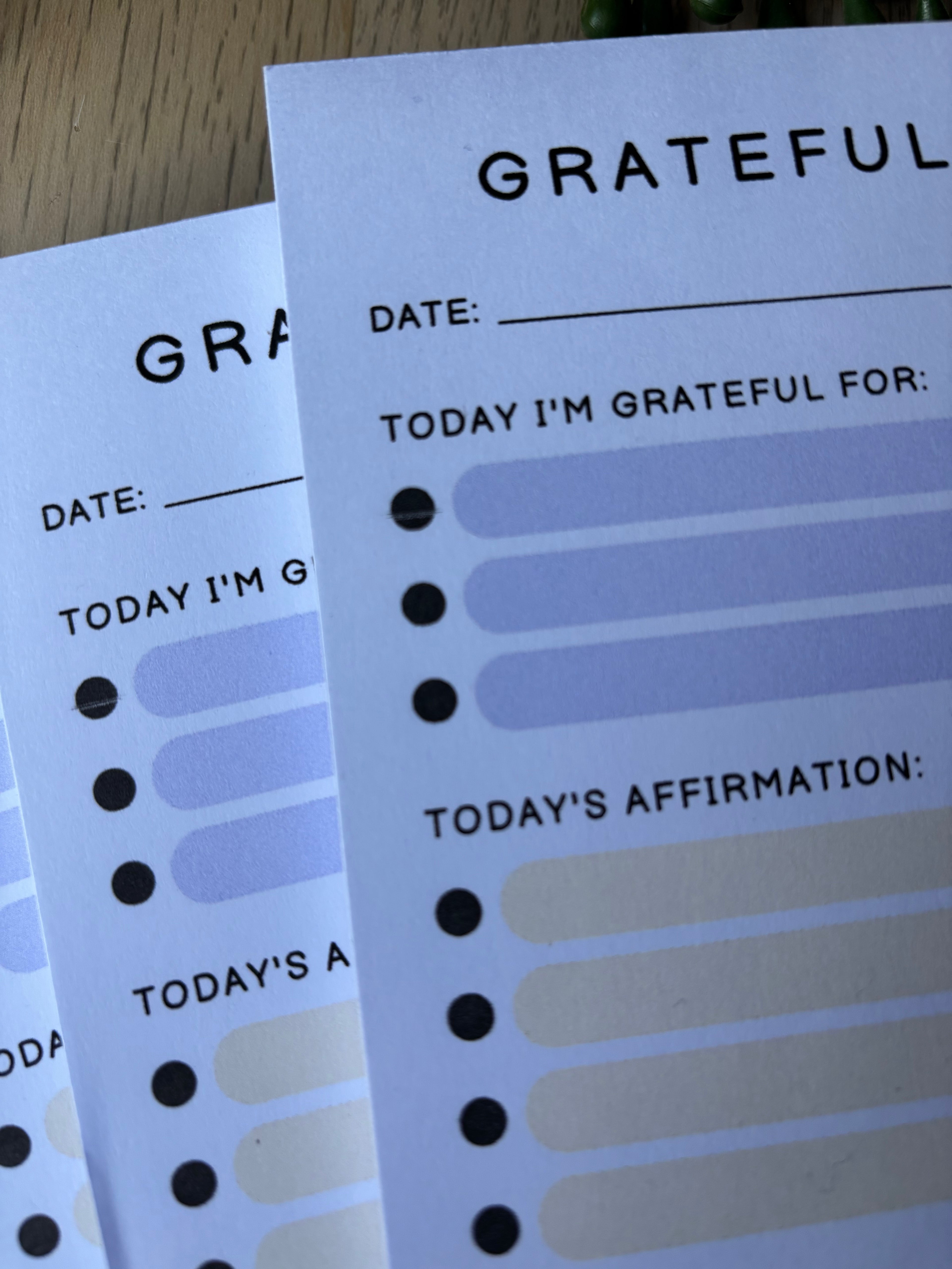 Grateful Moments Notepad "Seconds"