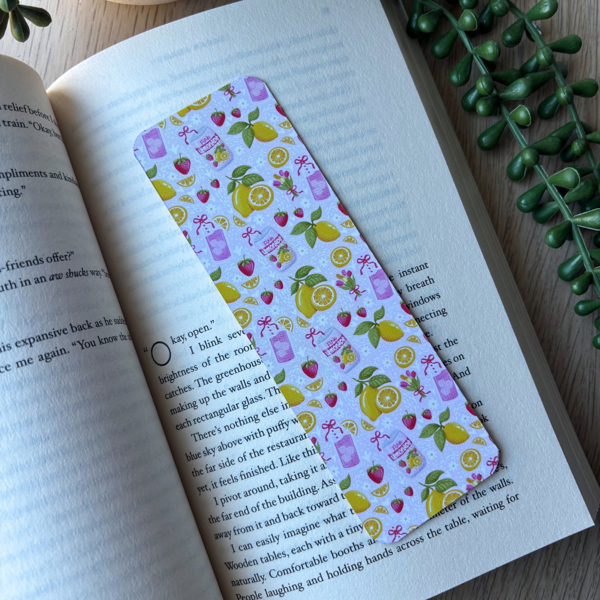 Pink Lemonade Traditional Bookmark