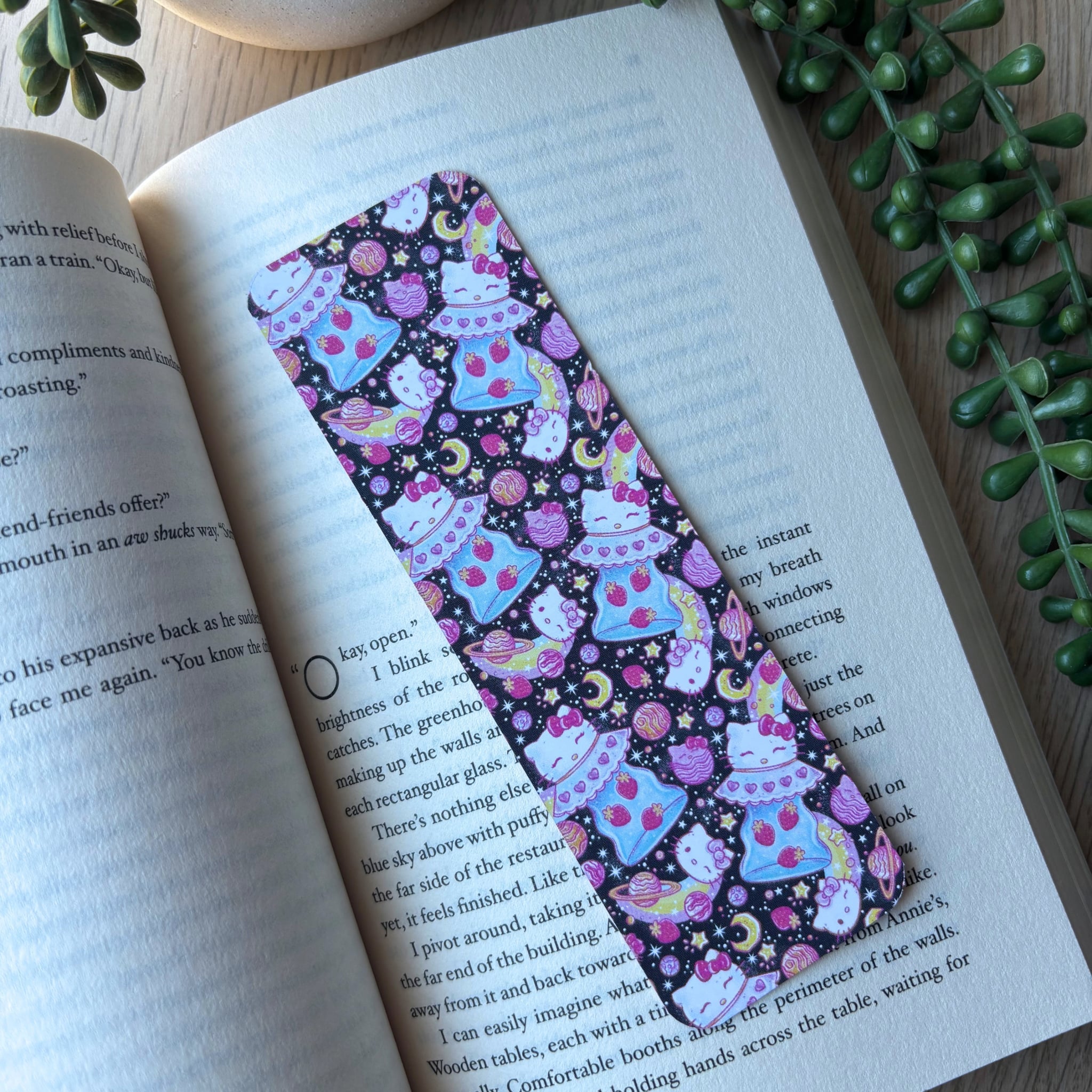 Space Kitty Traditional Bookmark