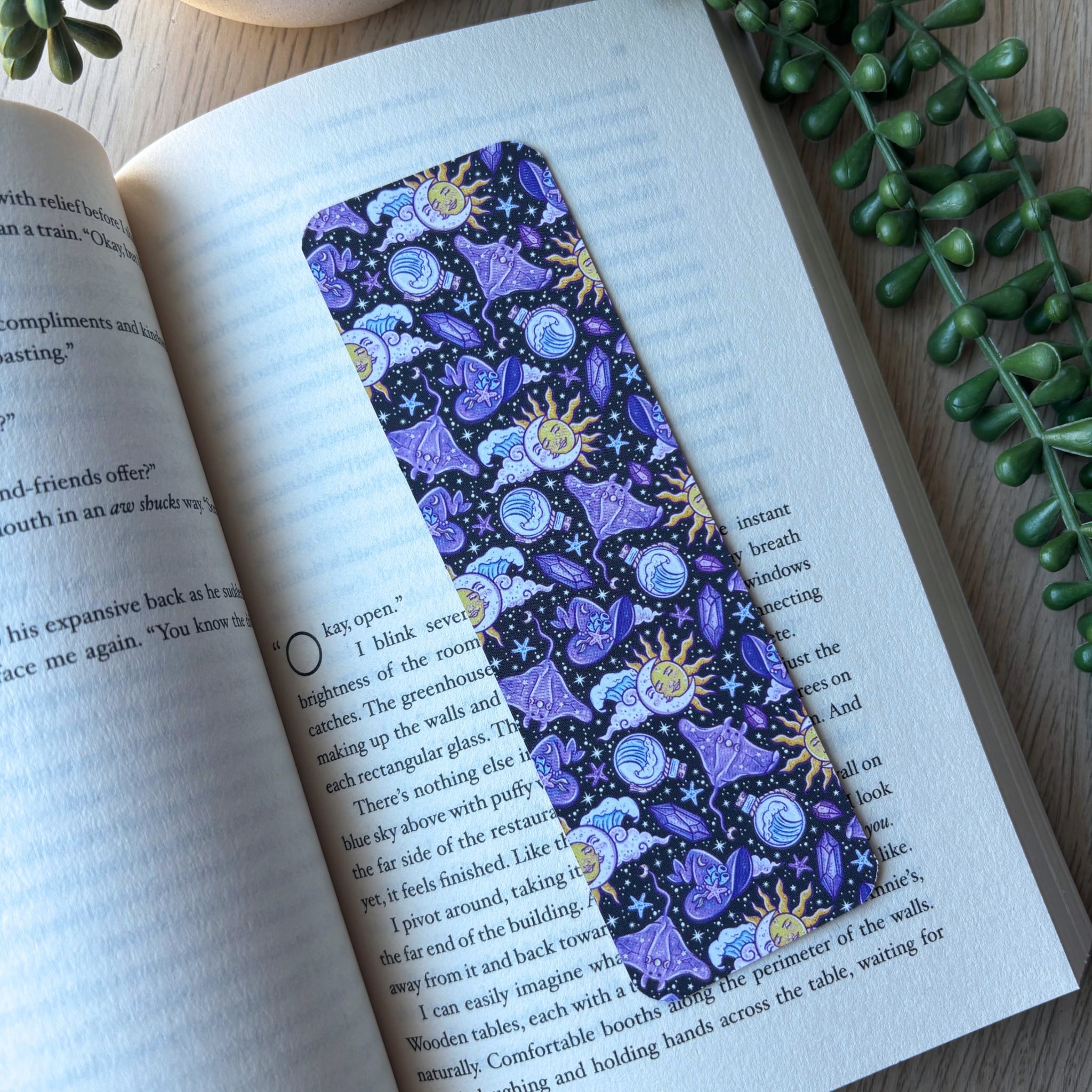 Witchy Ray Traditional Bookmark