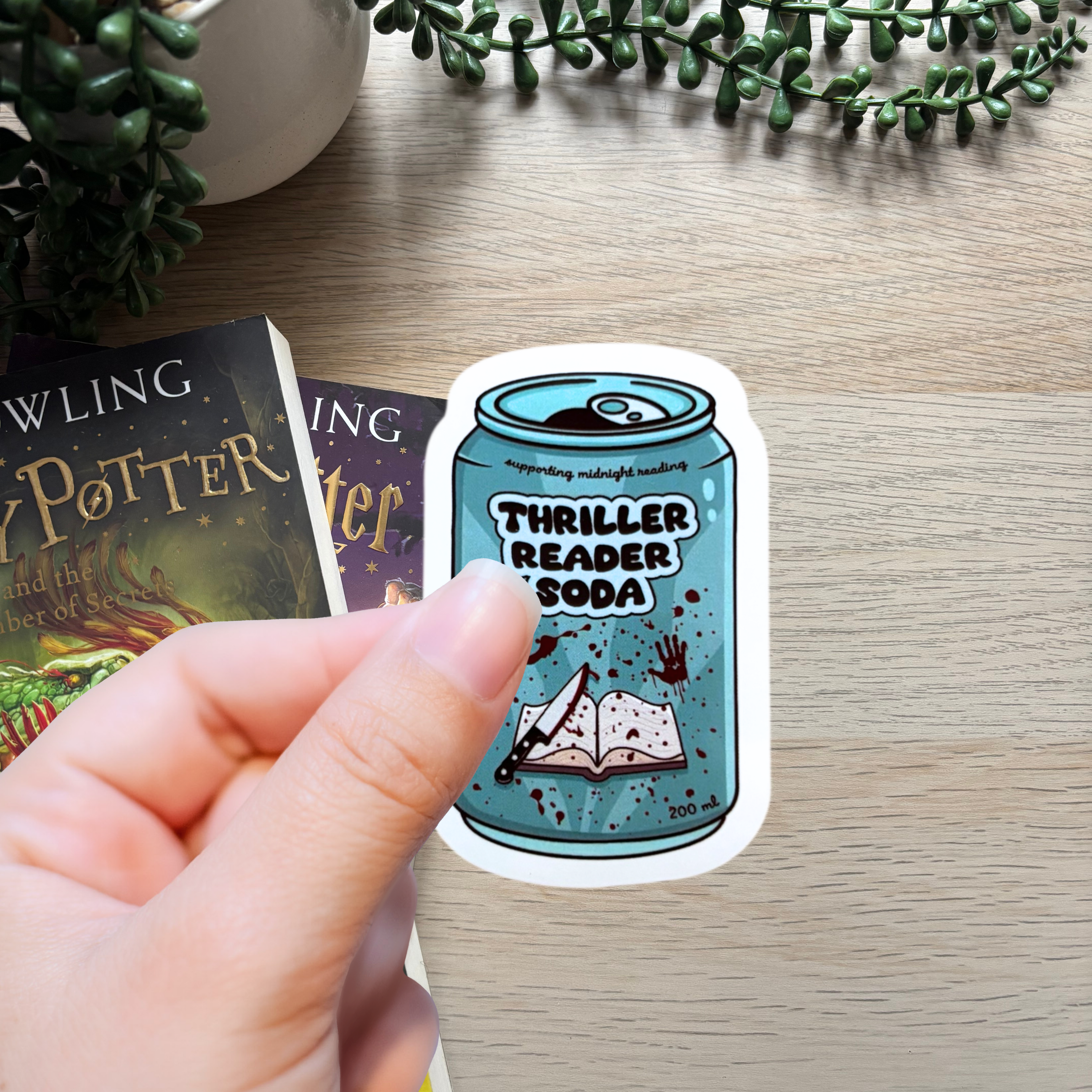 Thriller Reader Soda Sticker