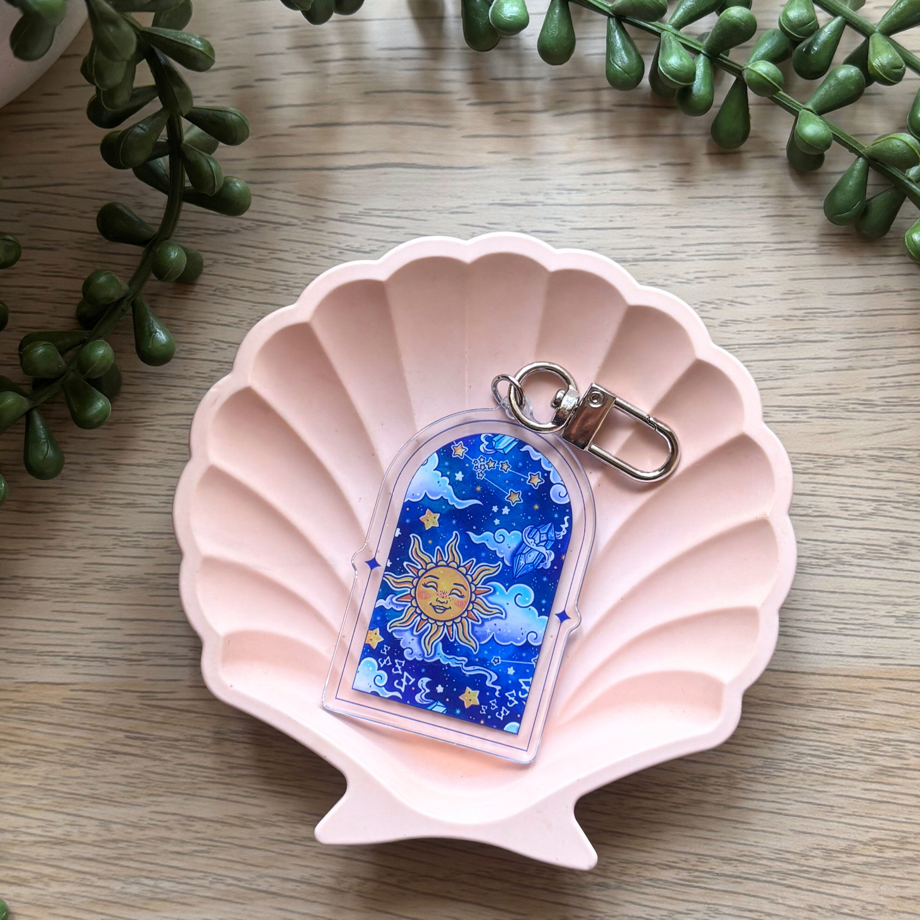 Celestial Sky Keyring