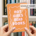 Hot Girls Read Books Insert - orange