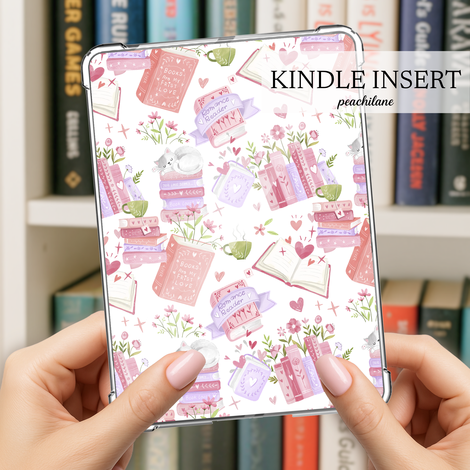 Books are my first love Insert