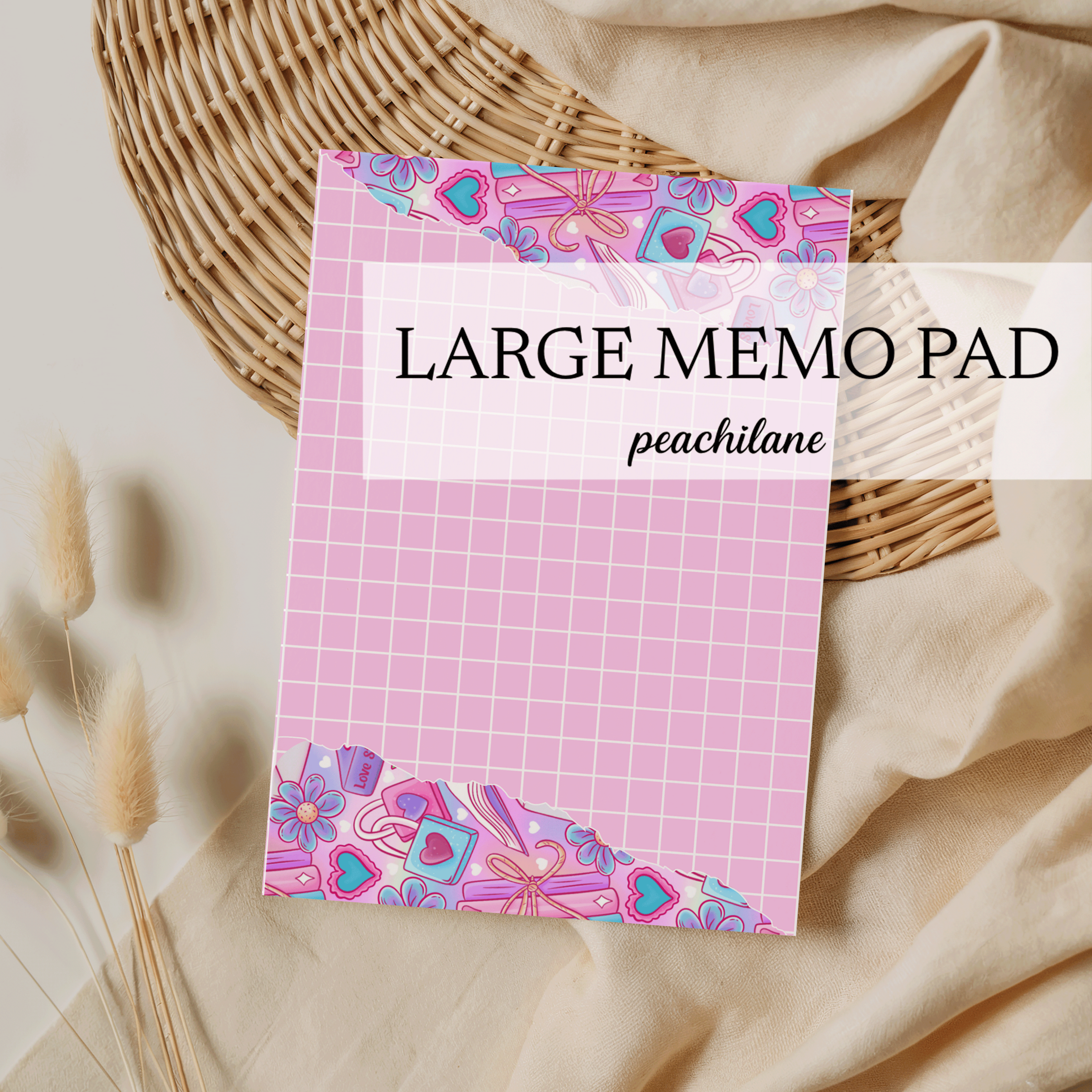 Love Stories Large Memo Pad