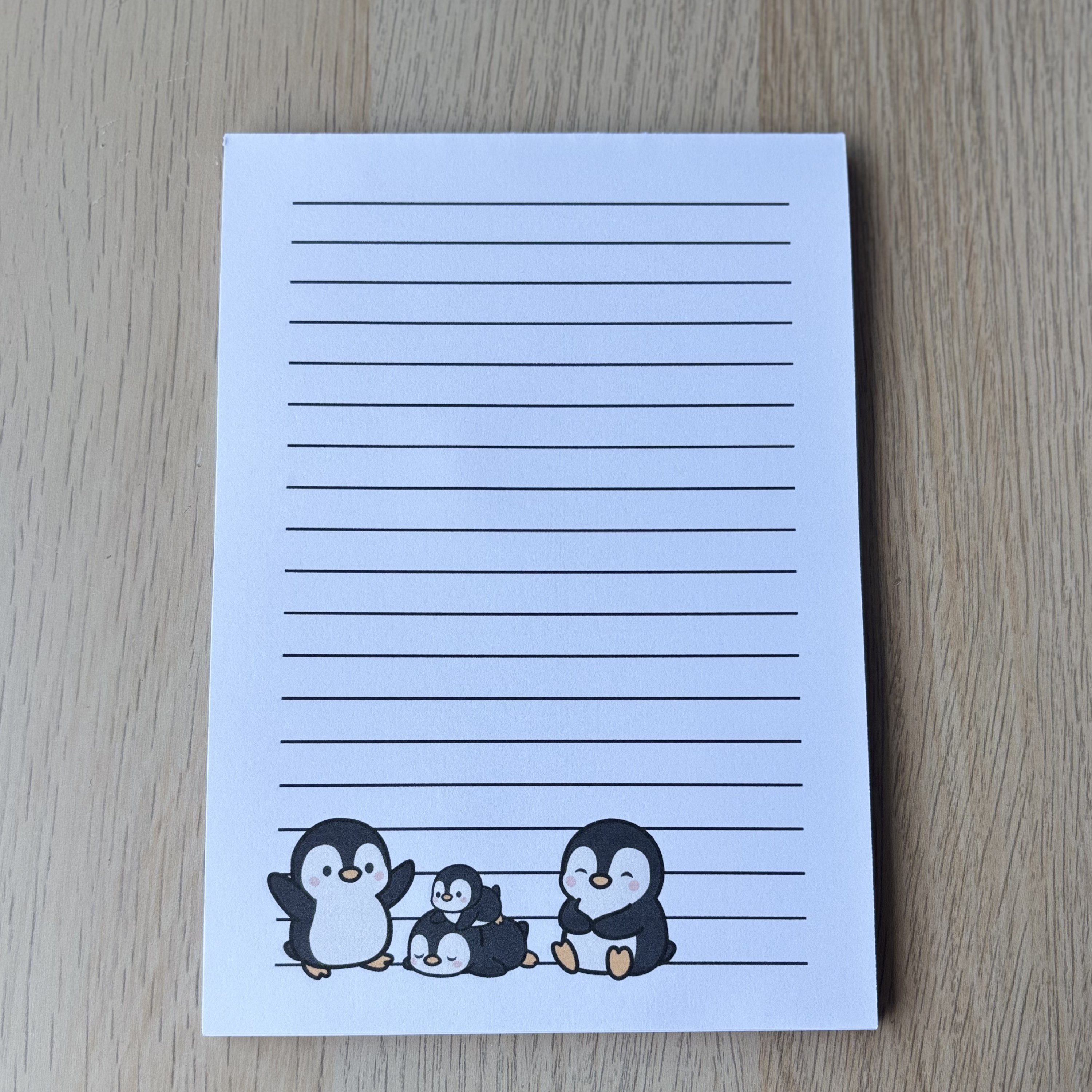 Penguin Family Notepad