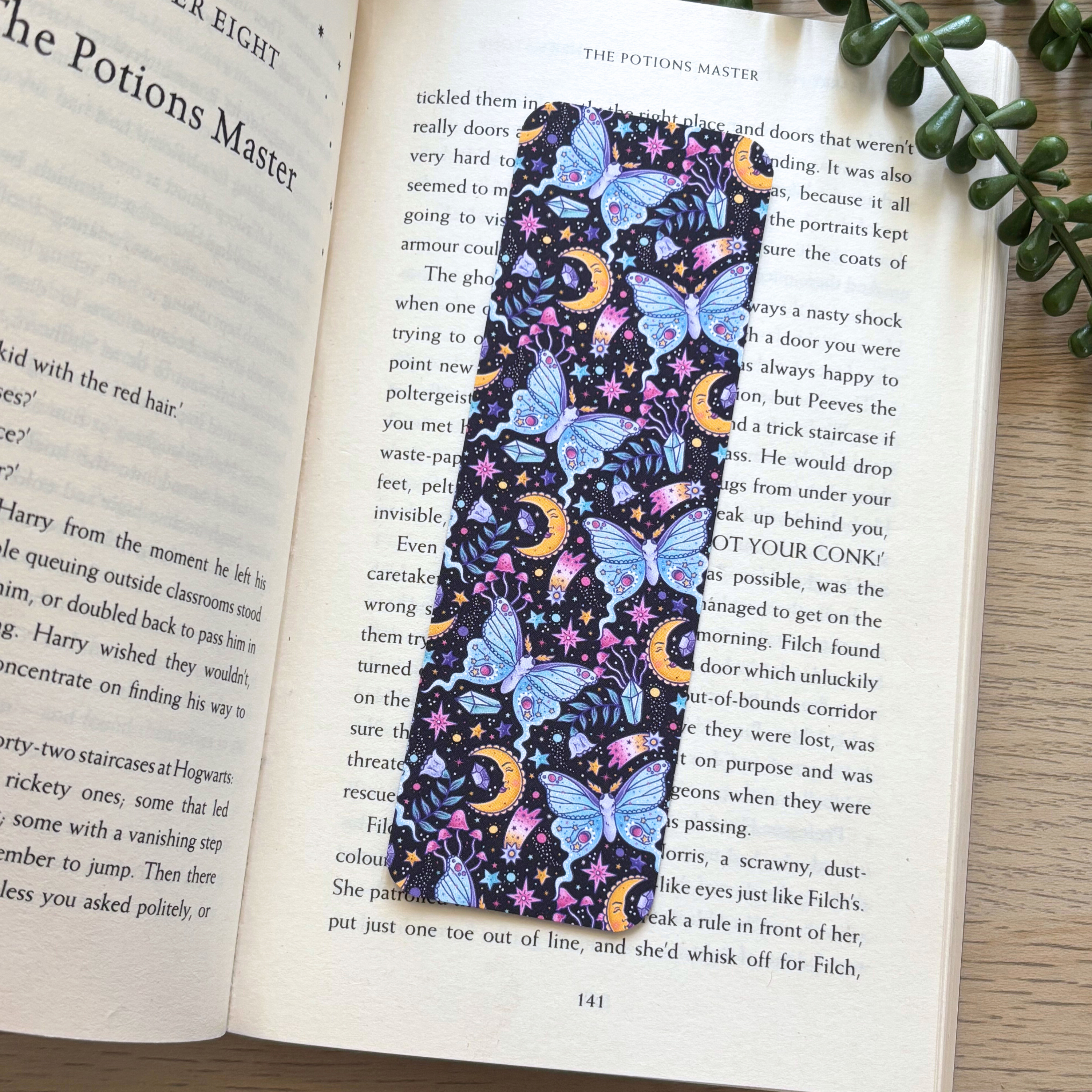 Moth Sky Traditional Bookmark