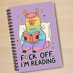 F*ck off I'm reading Notebook