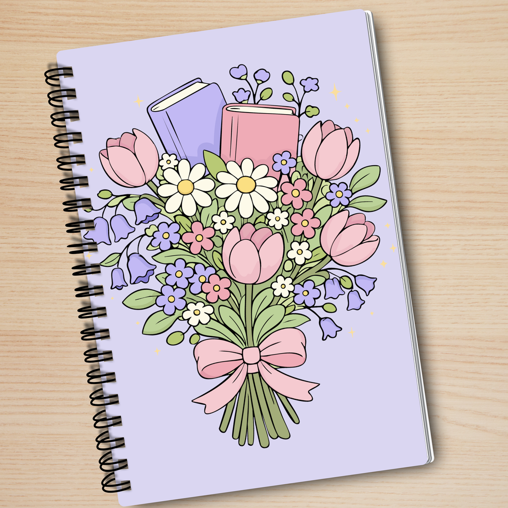 Book Bouquet Notebook