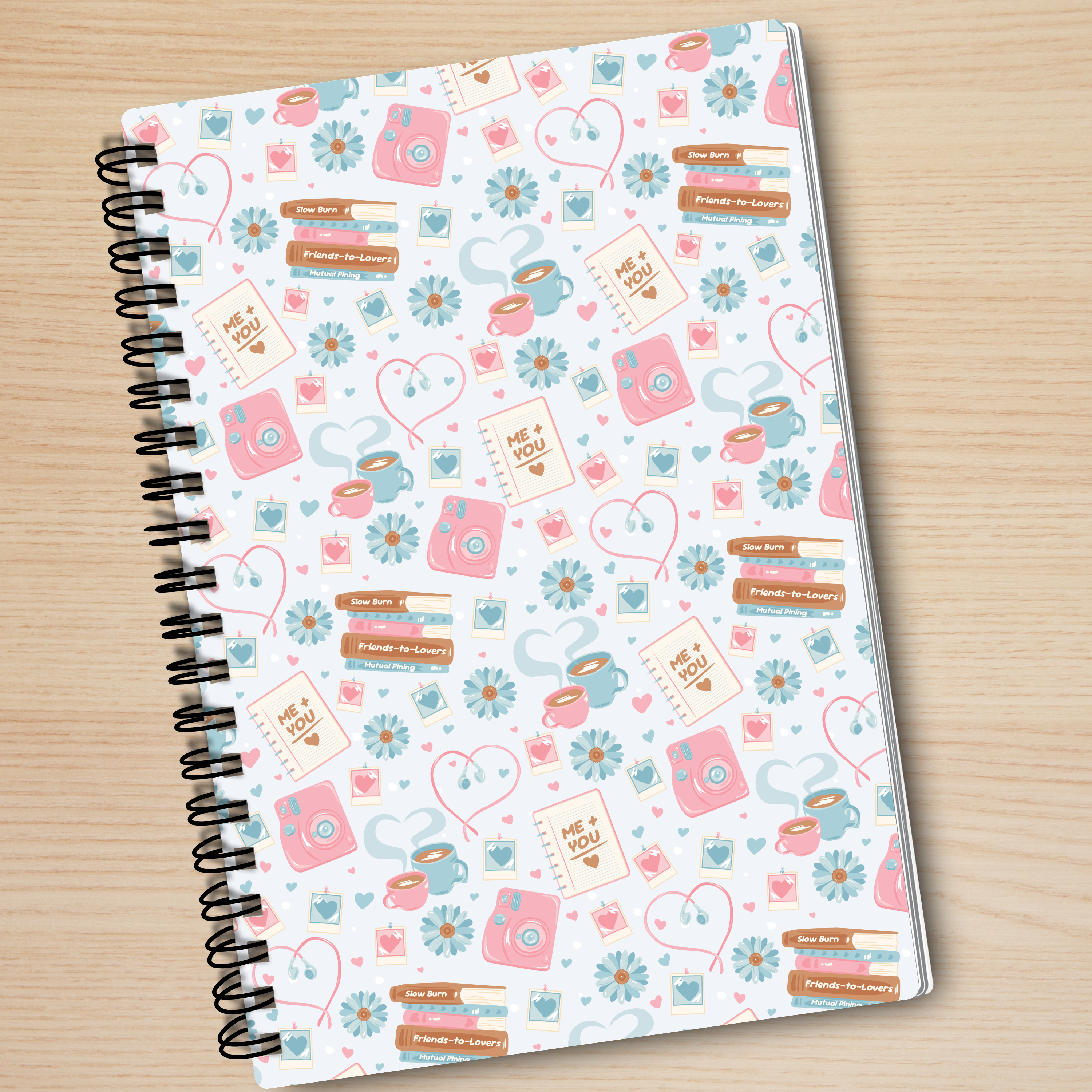 Friends to lovers blue Notebook