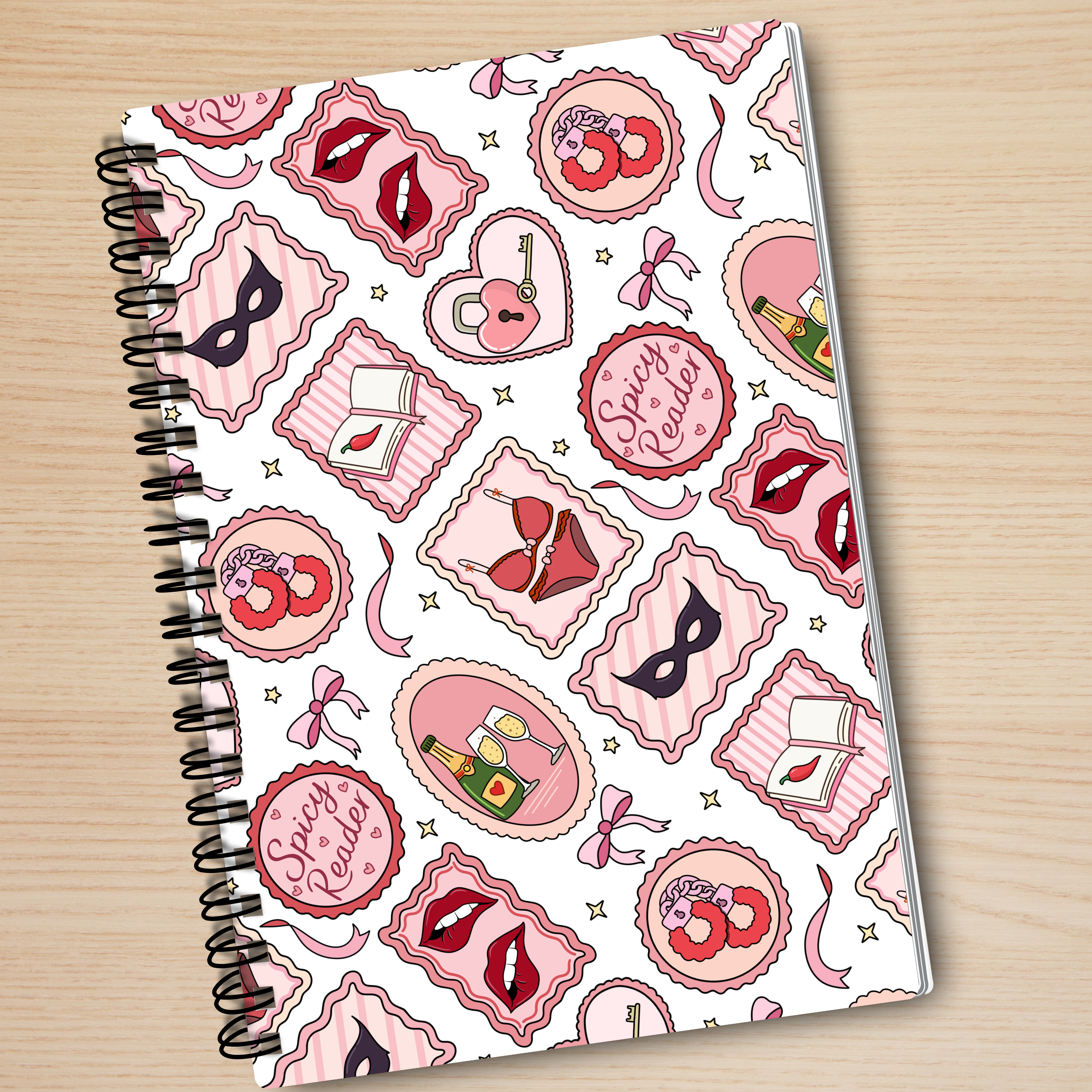 Spicy Reader Stamps Notebook