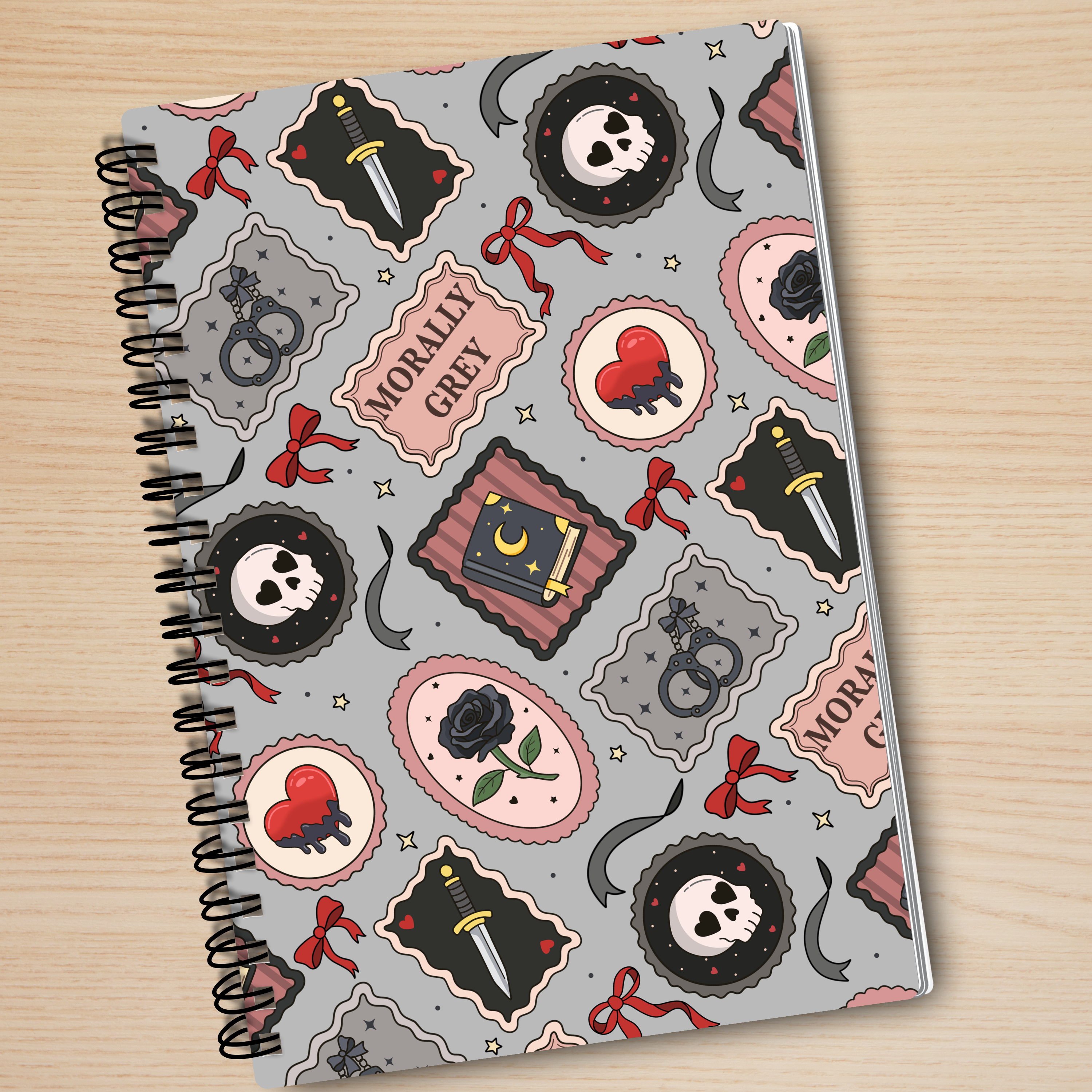 Dark Romance Stamps Notebook