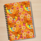 Orange Butterfly Notebook