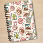 Cream Cowboy Romance Reader Stamps Notebook