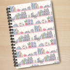 Cat Bookshelf Notebook