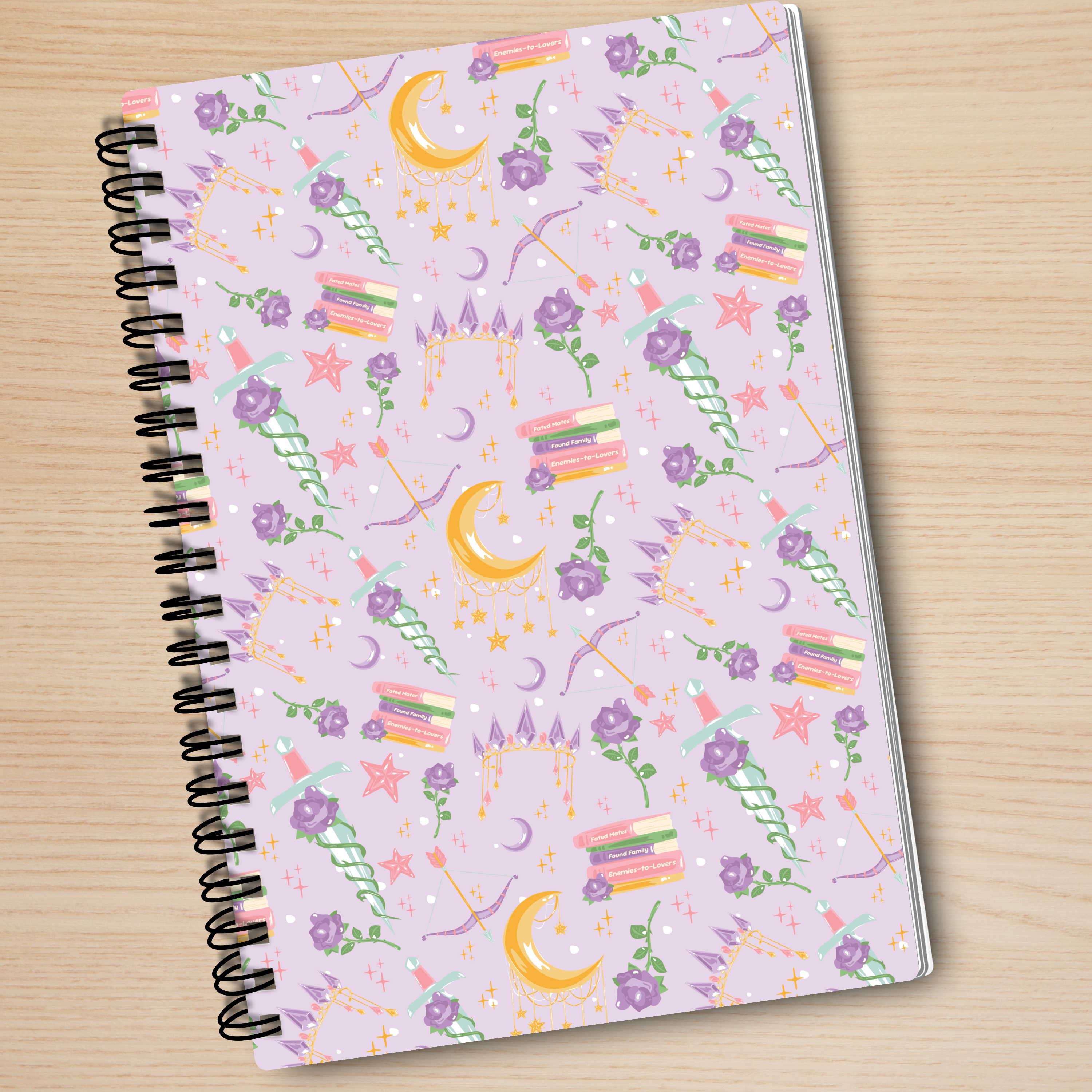 Romantasy Lilac Notebook