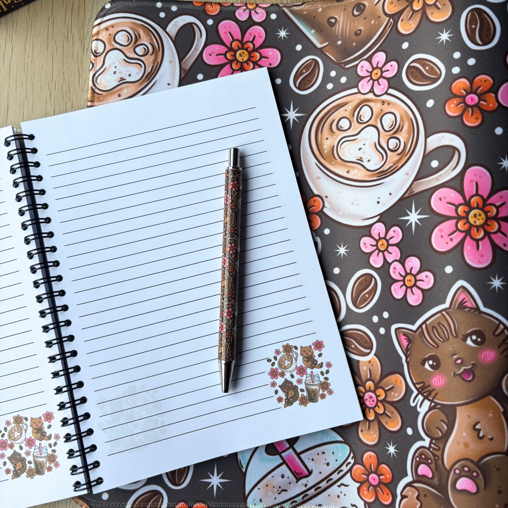Coffee Cats Notebook