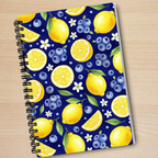 Lemon Blueberry Notebook