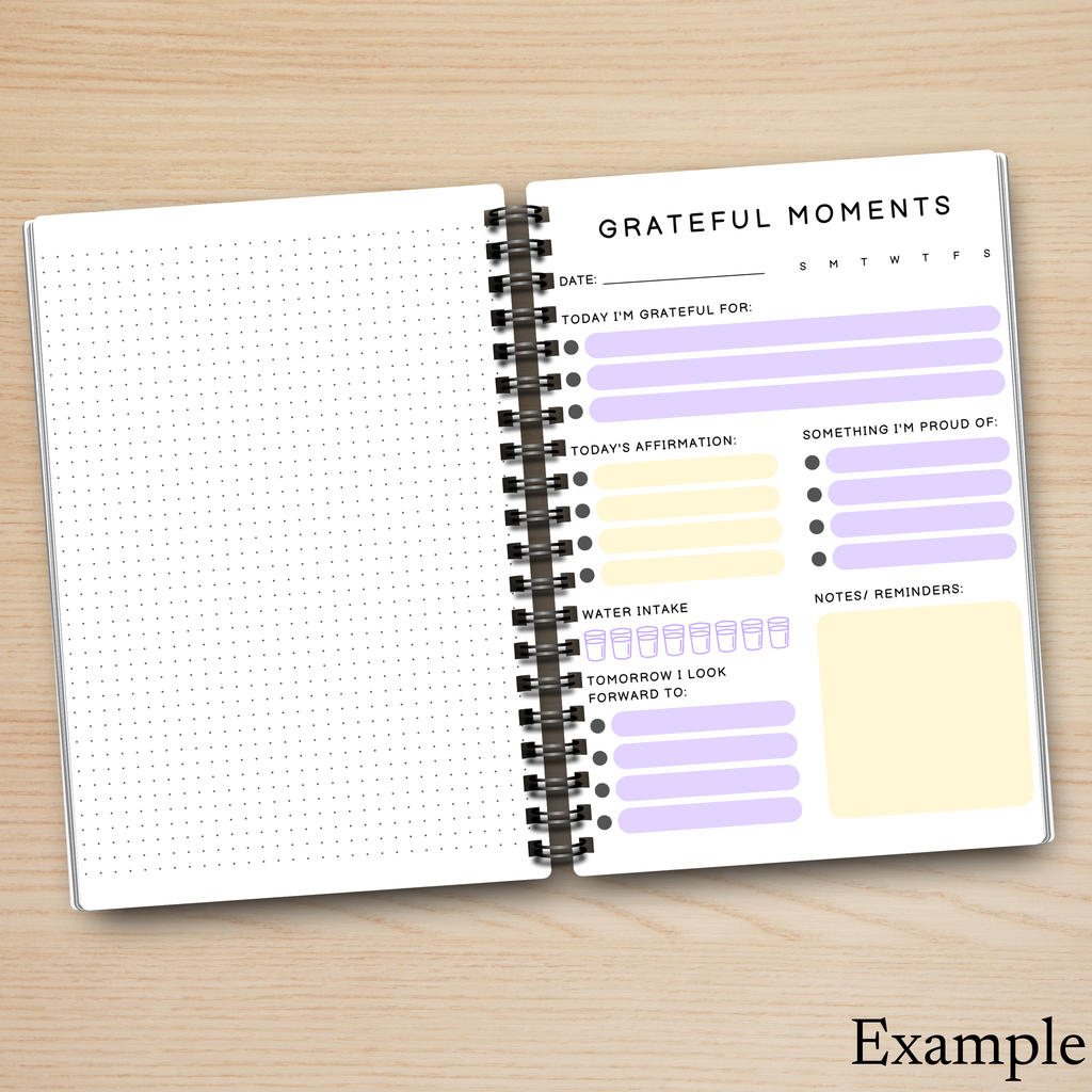 Grateful Moments Journal - Lilac Notebook