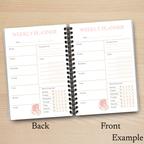 Butterfly Planner Pink Notebook