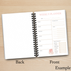 Butterfly Planner Pink Notebook