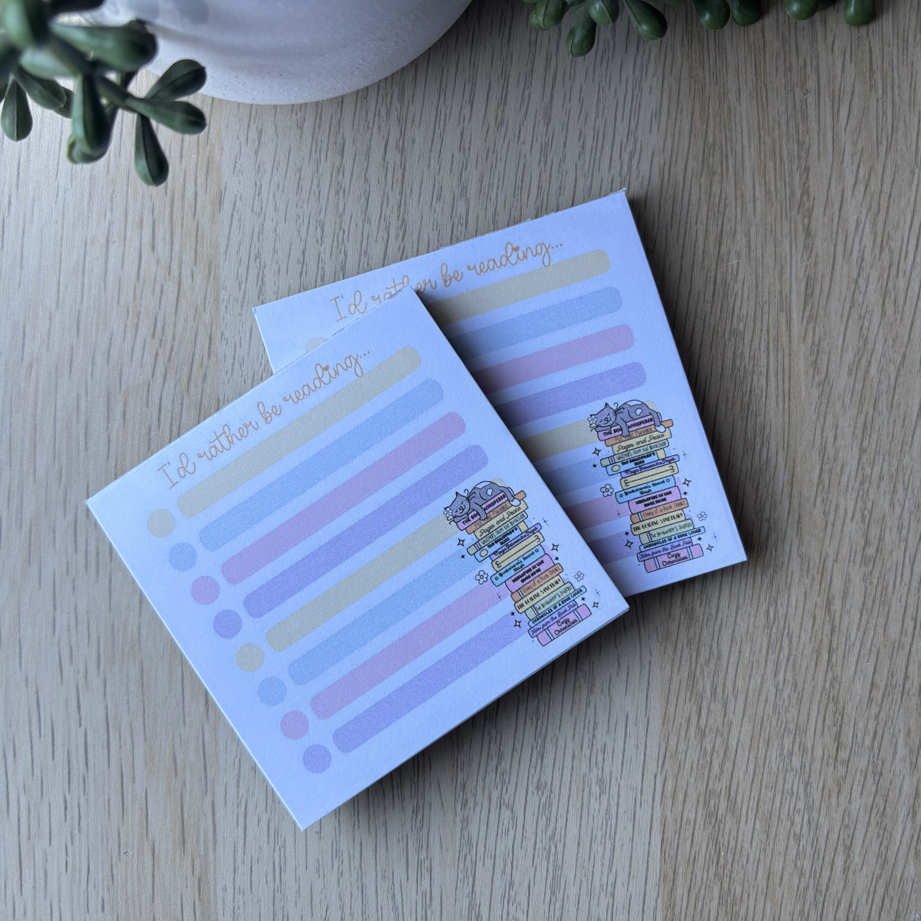 I'd rather be reading Memo Pad