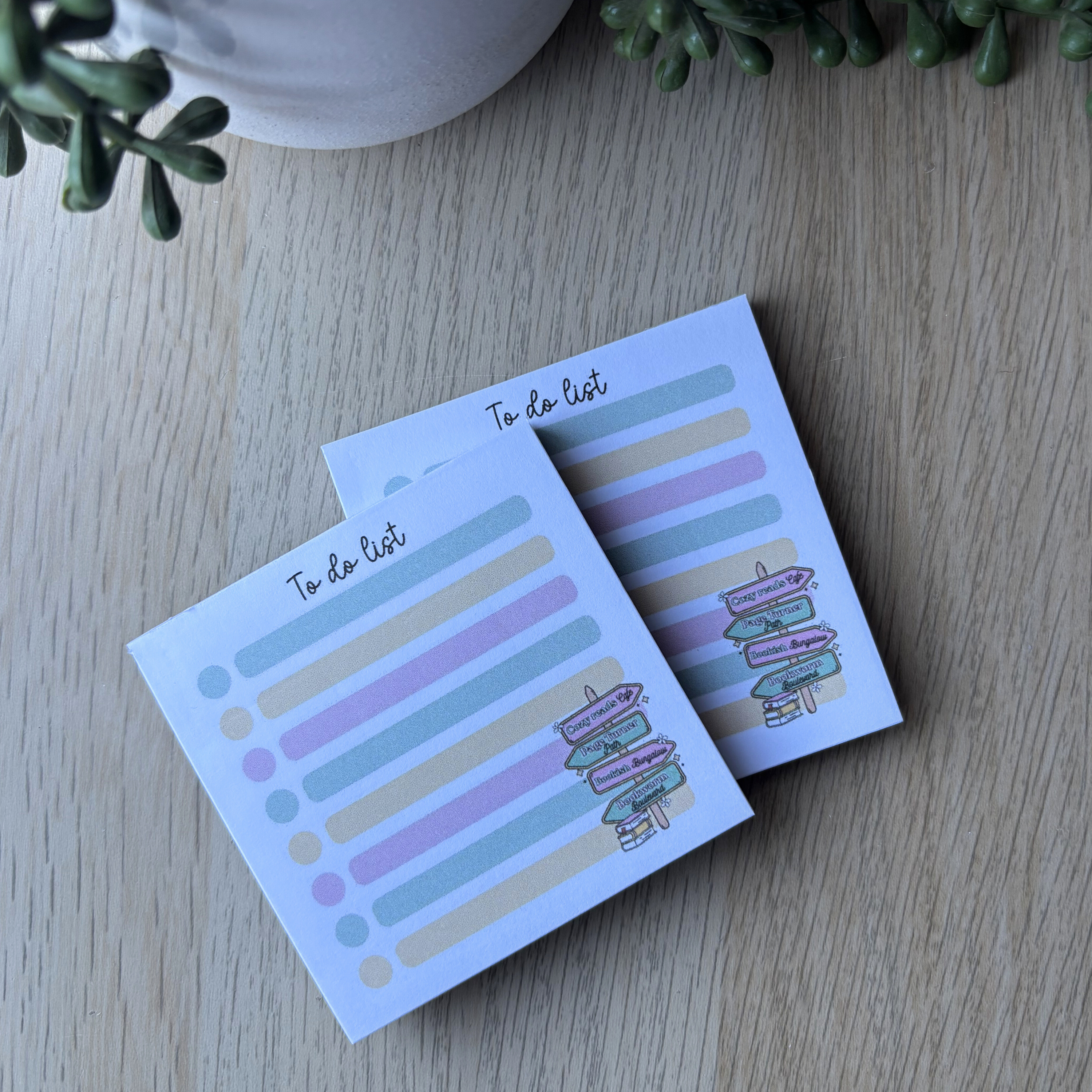 Cozy Reads To Do list Memo Pad