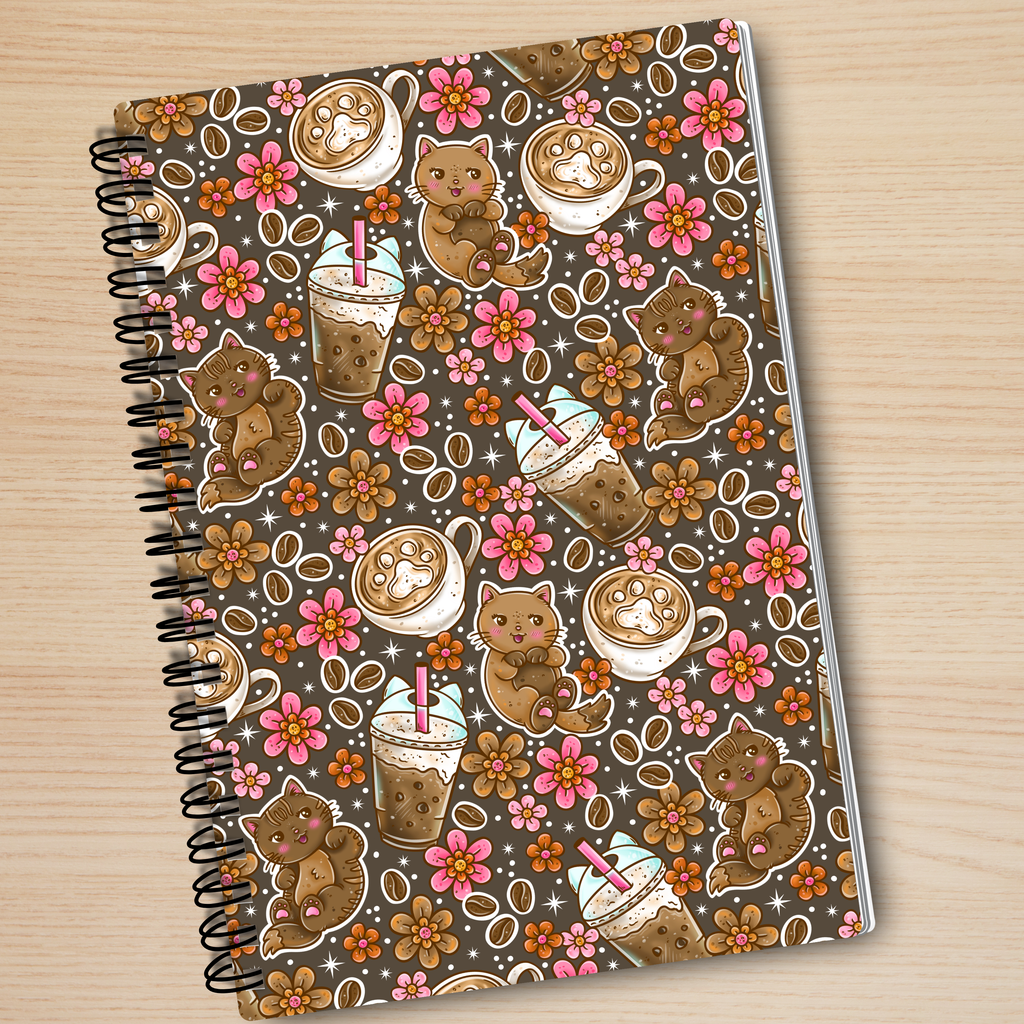 Coffee Cats Notebook