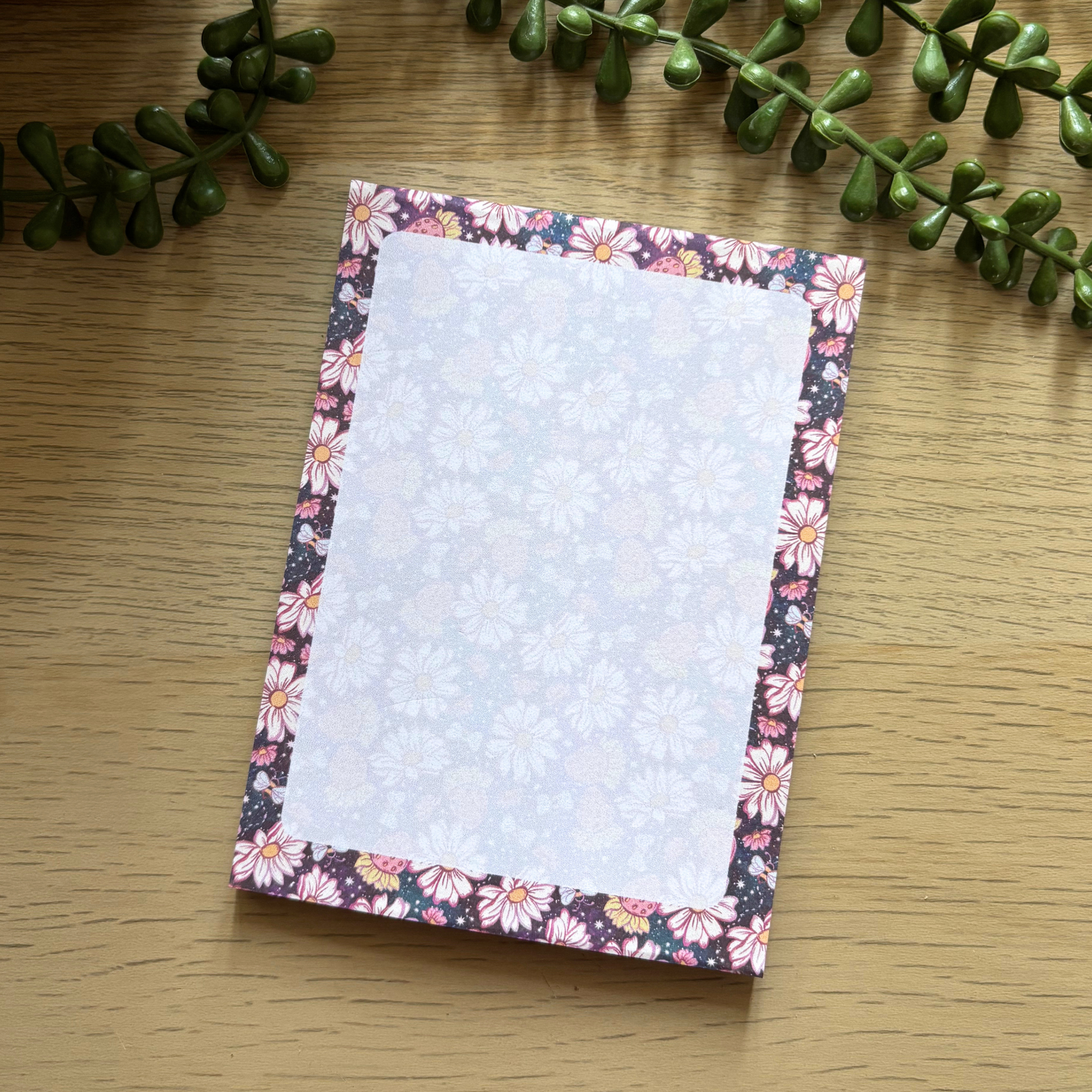 Strawberry Floral Notepad (various sizes)