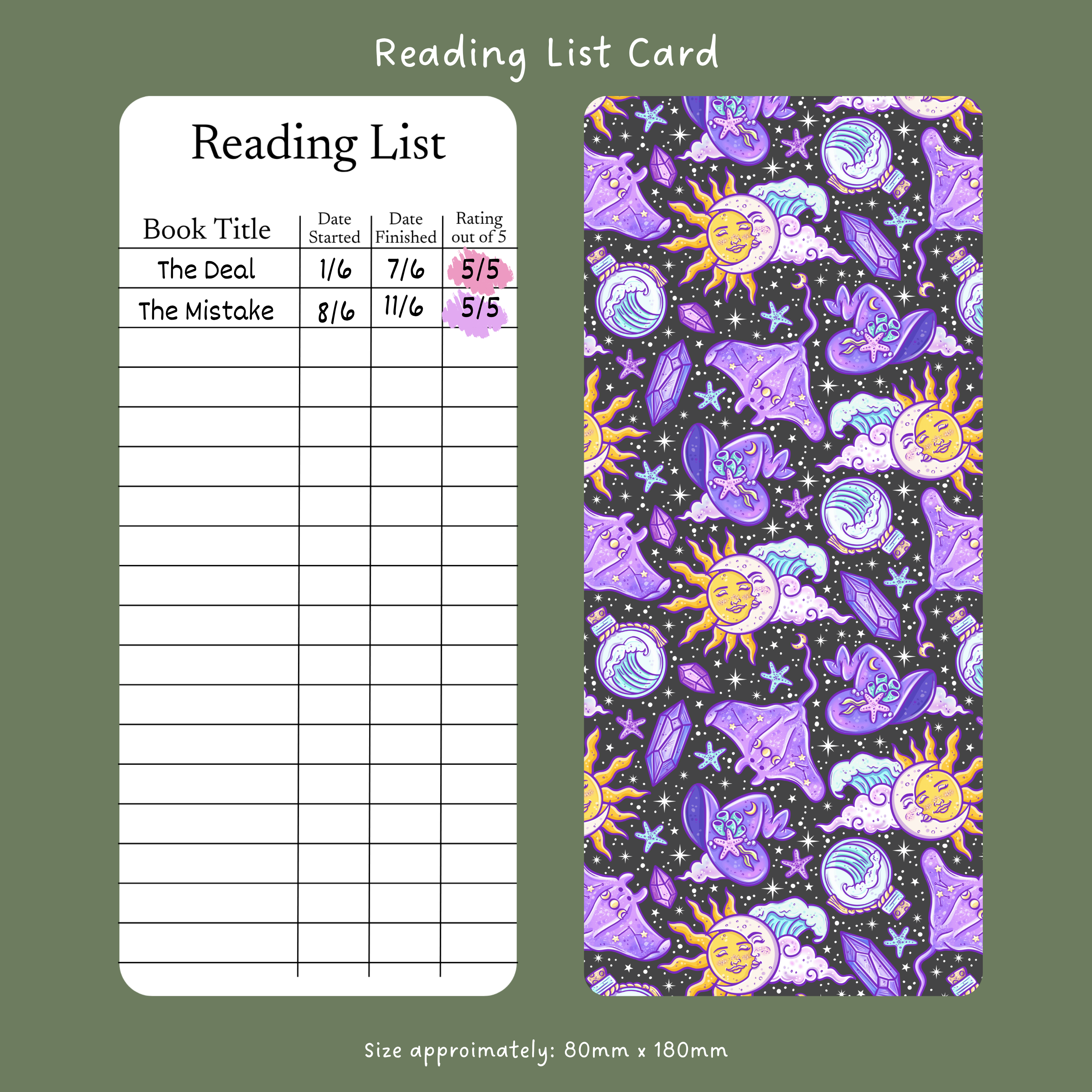 Witchy Ray - Reading List