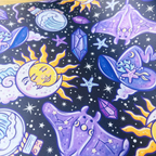 Witchy Ray Desk Mat