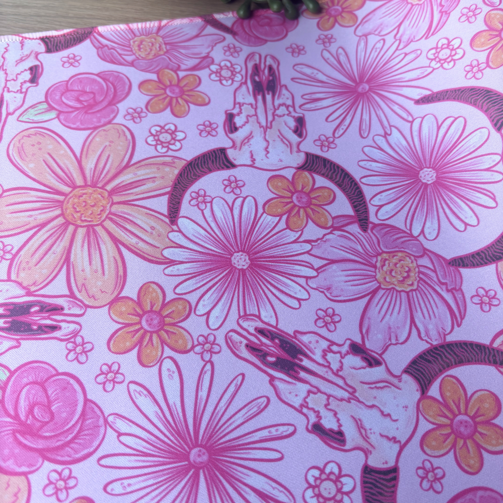 Pink Western Desk Mat