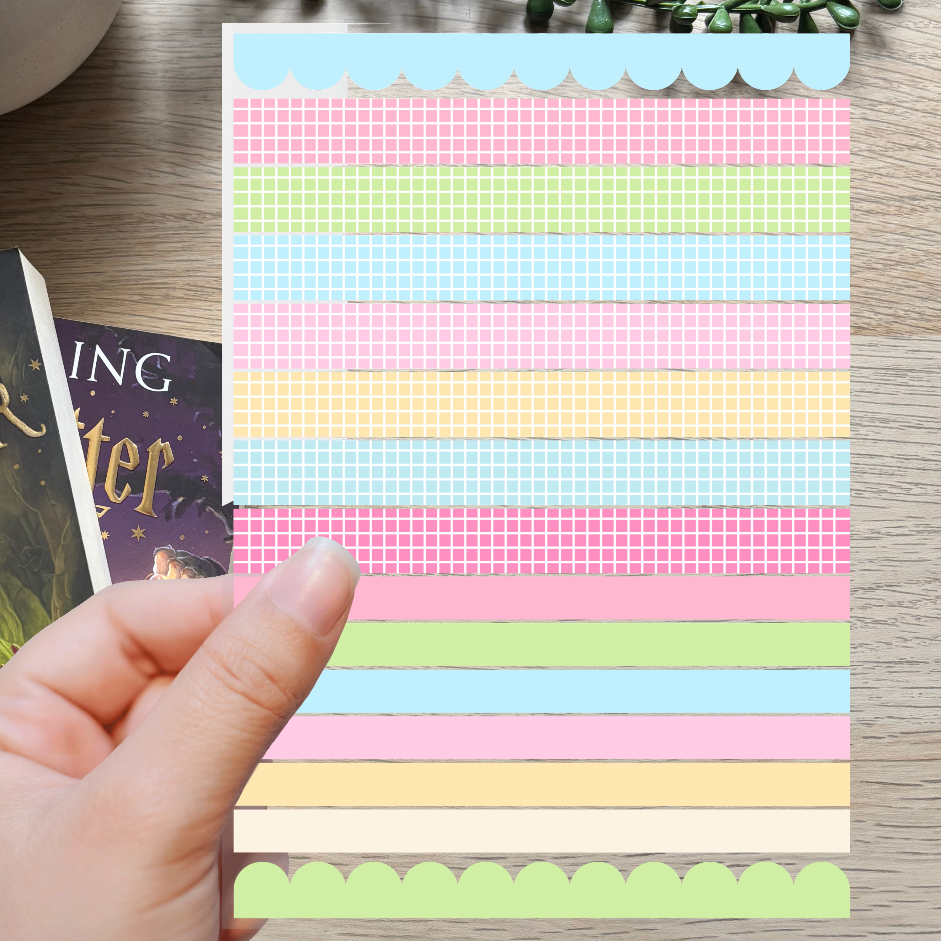 Bookworm coordinate Large Sticker Sheet