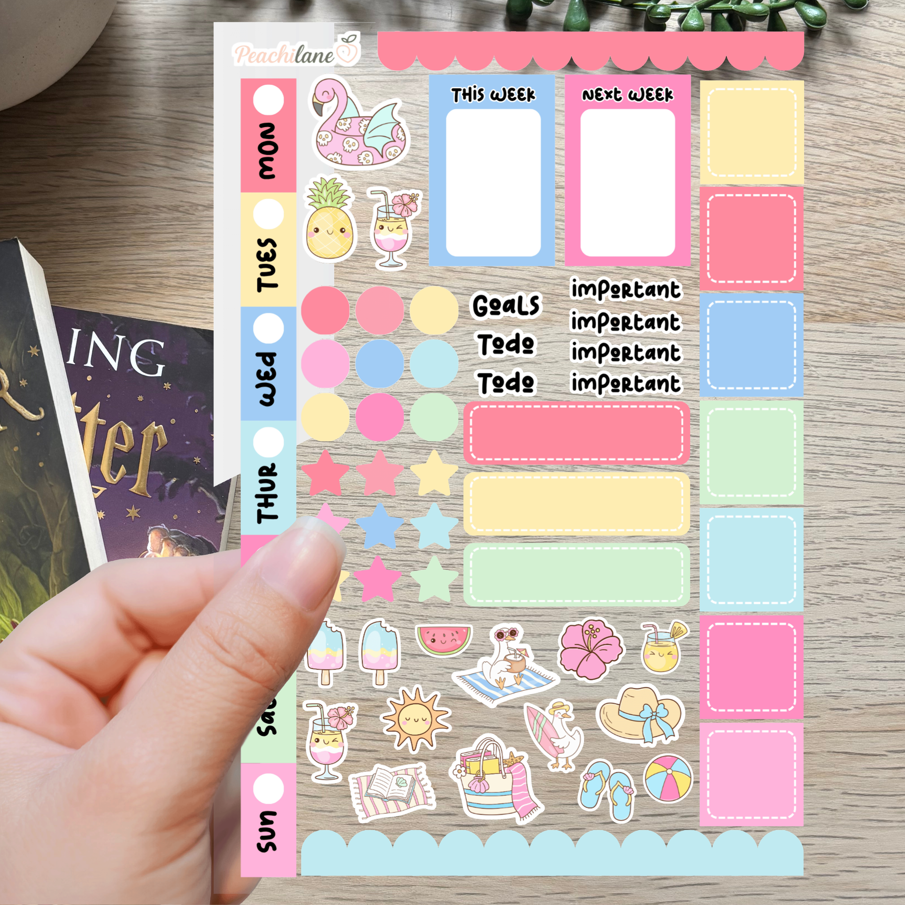 Summer Large Sticker Sheet