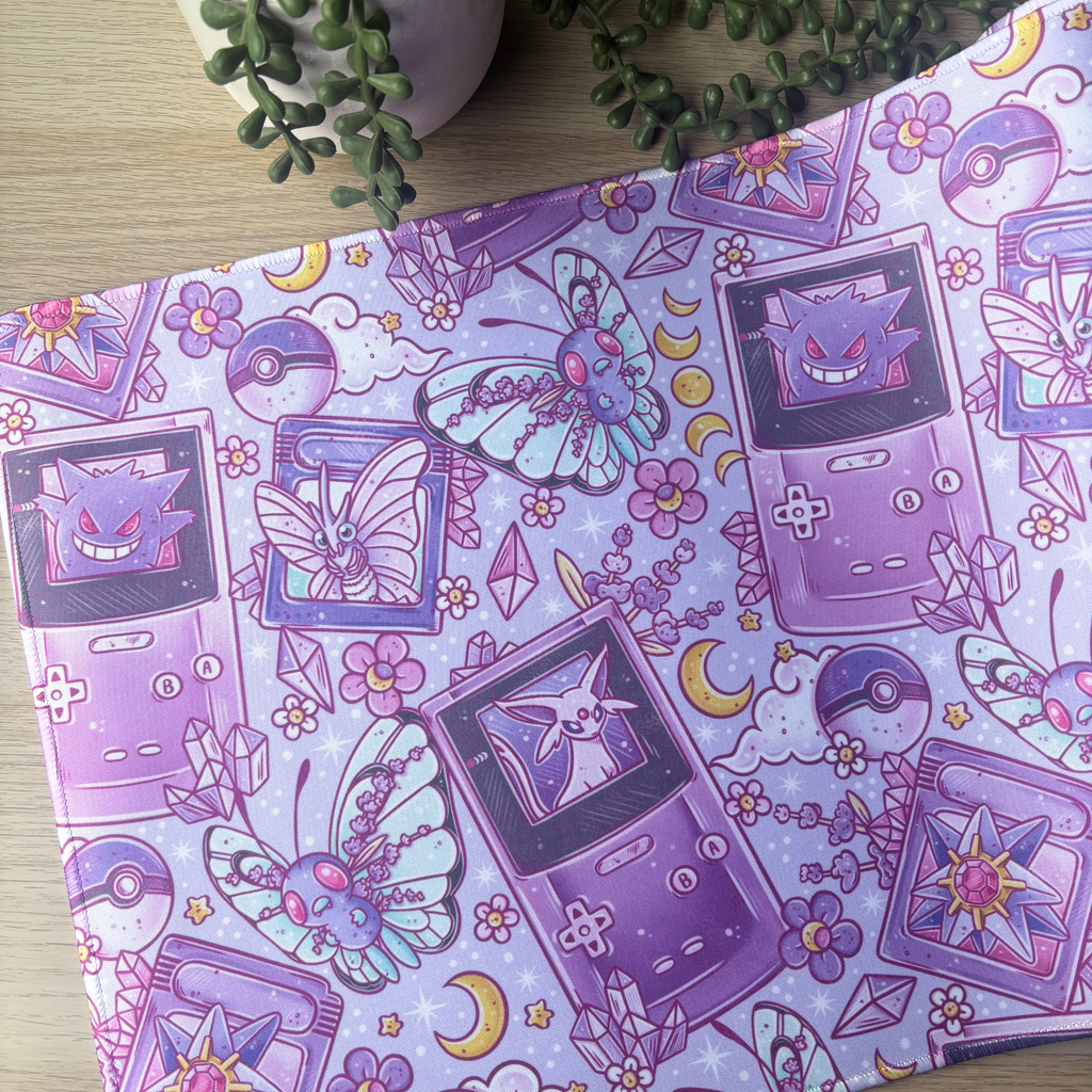 Purple Critters Desk Mat