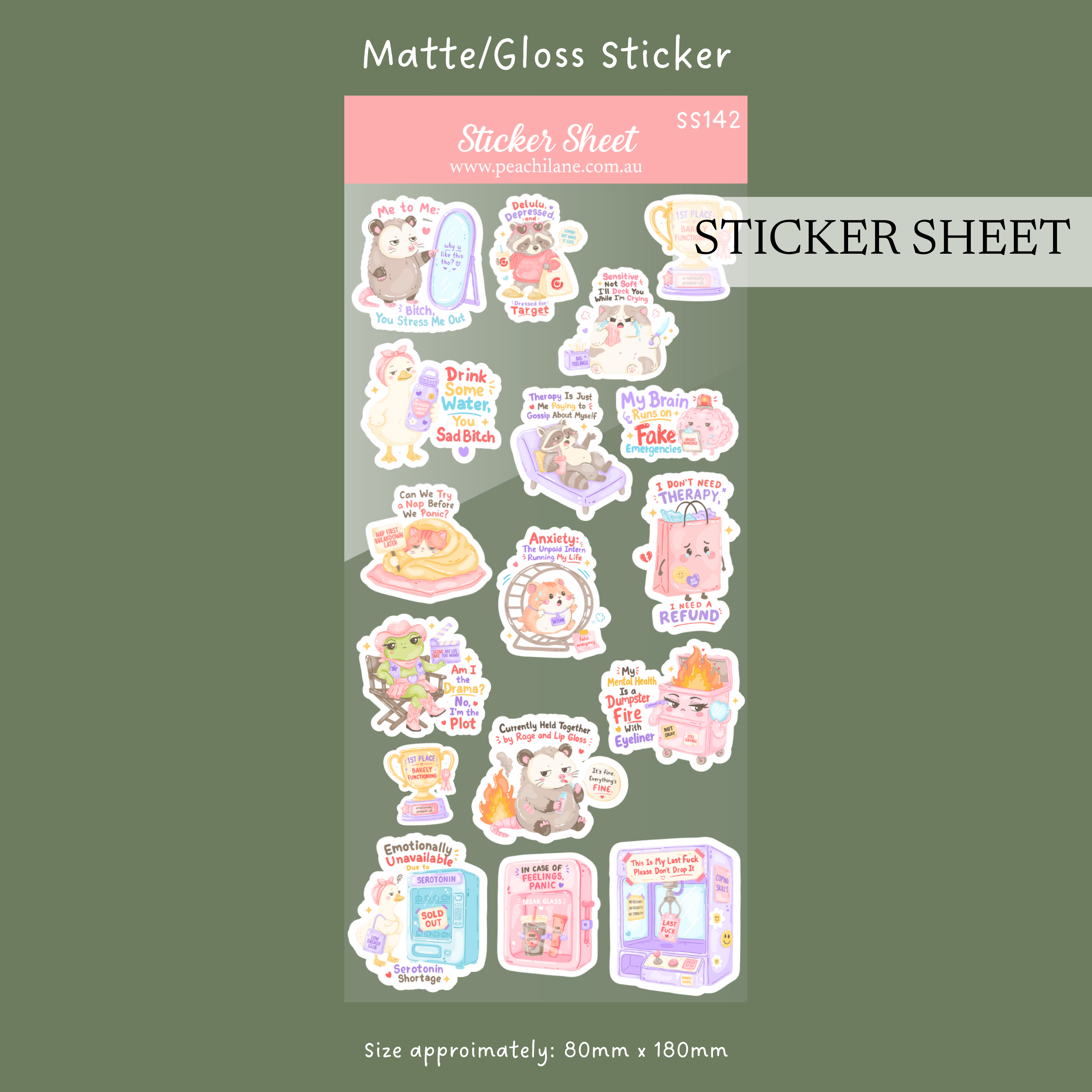 Sticker Sheet 142
