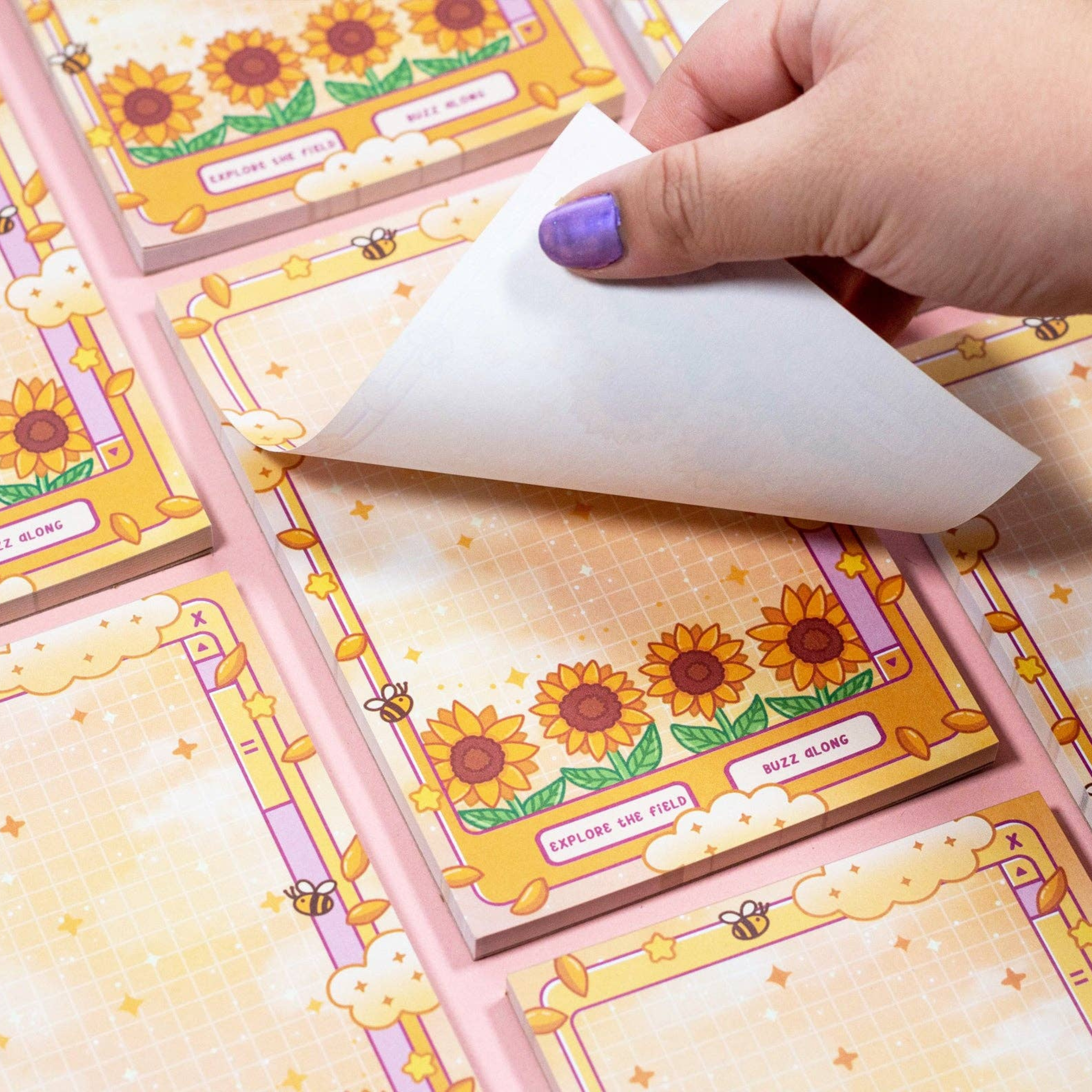 Sunflower Dreams Notepad - Peachi Lane