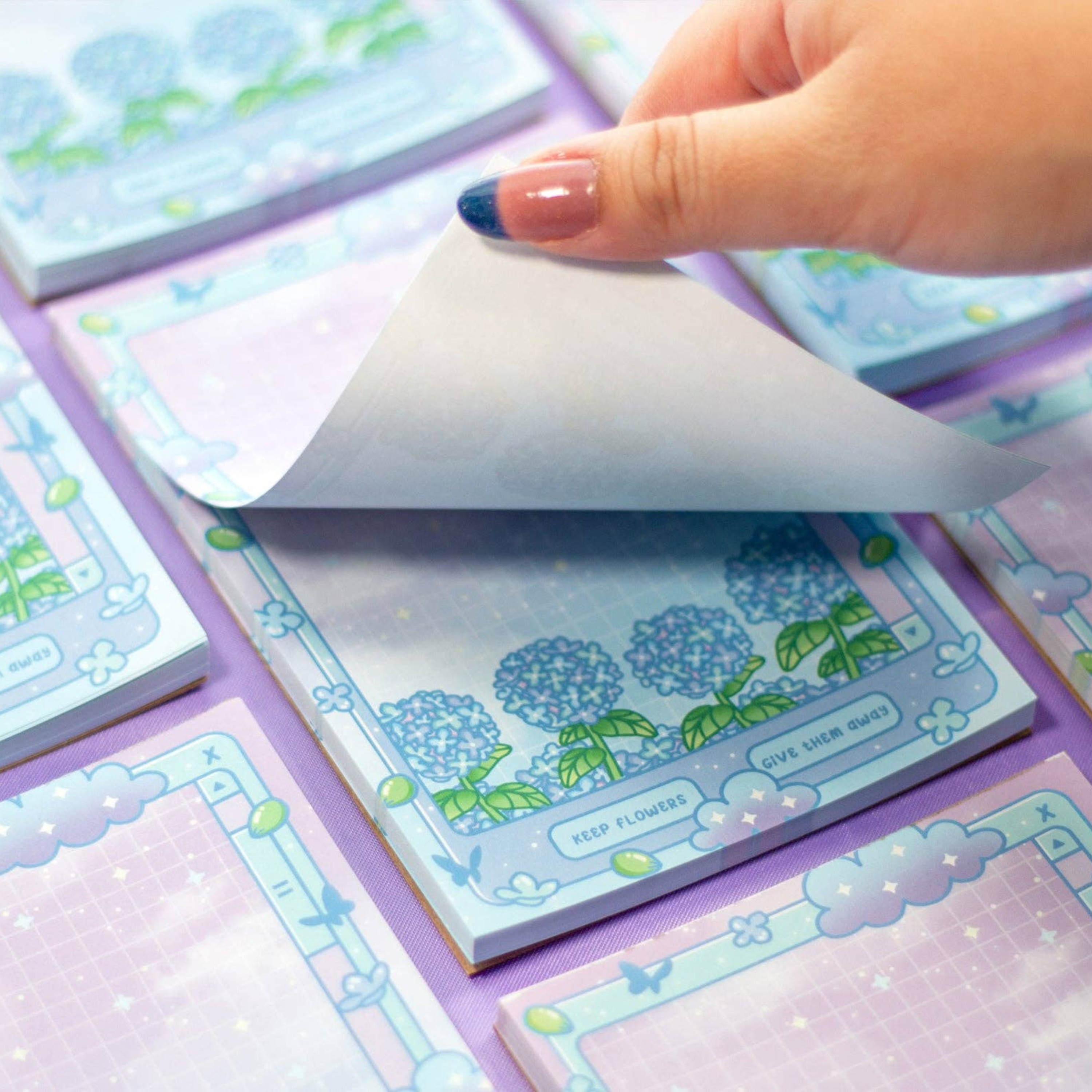 Hydrangea Dreams Notepad - Peachi Lane